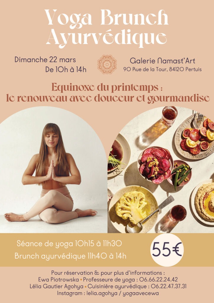 Yoga Brunch Ayurv�dique � la Galerie Namast'art - ANNULEE