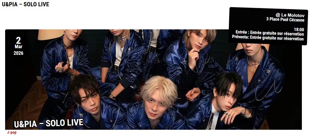 U&PIA - Solo Live