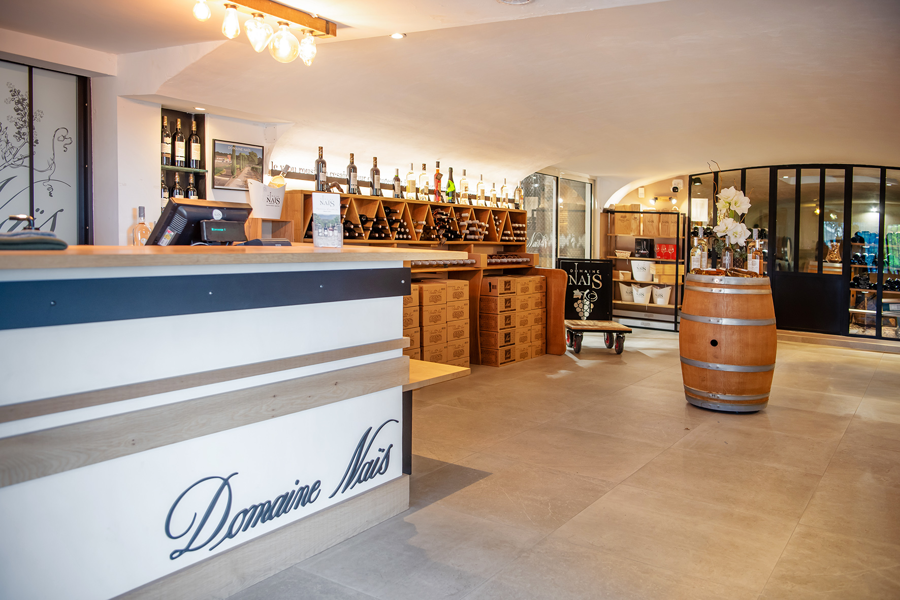 D�gustation au  Domaine Na�s