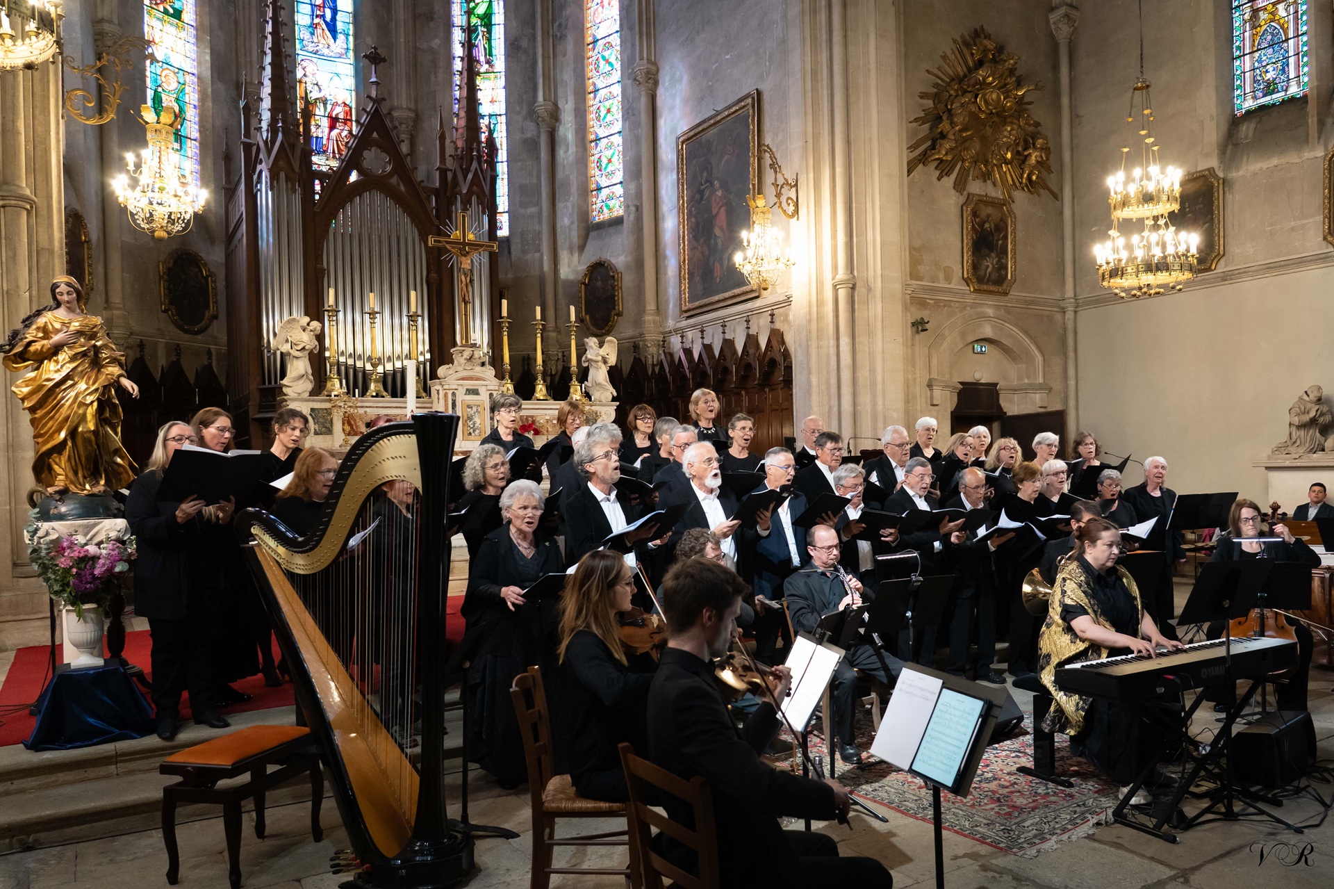 Concert Rutter et Mozart par le Choeur Elzear Gen�t