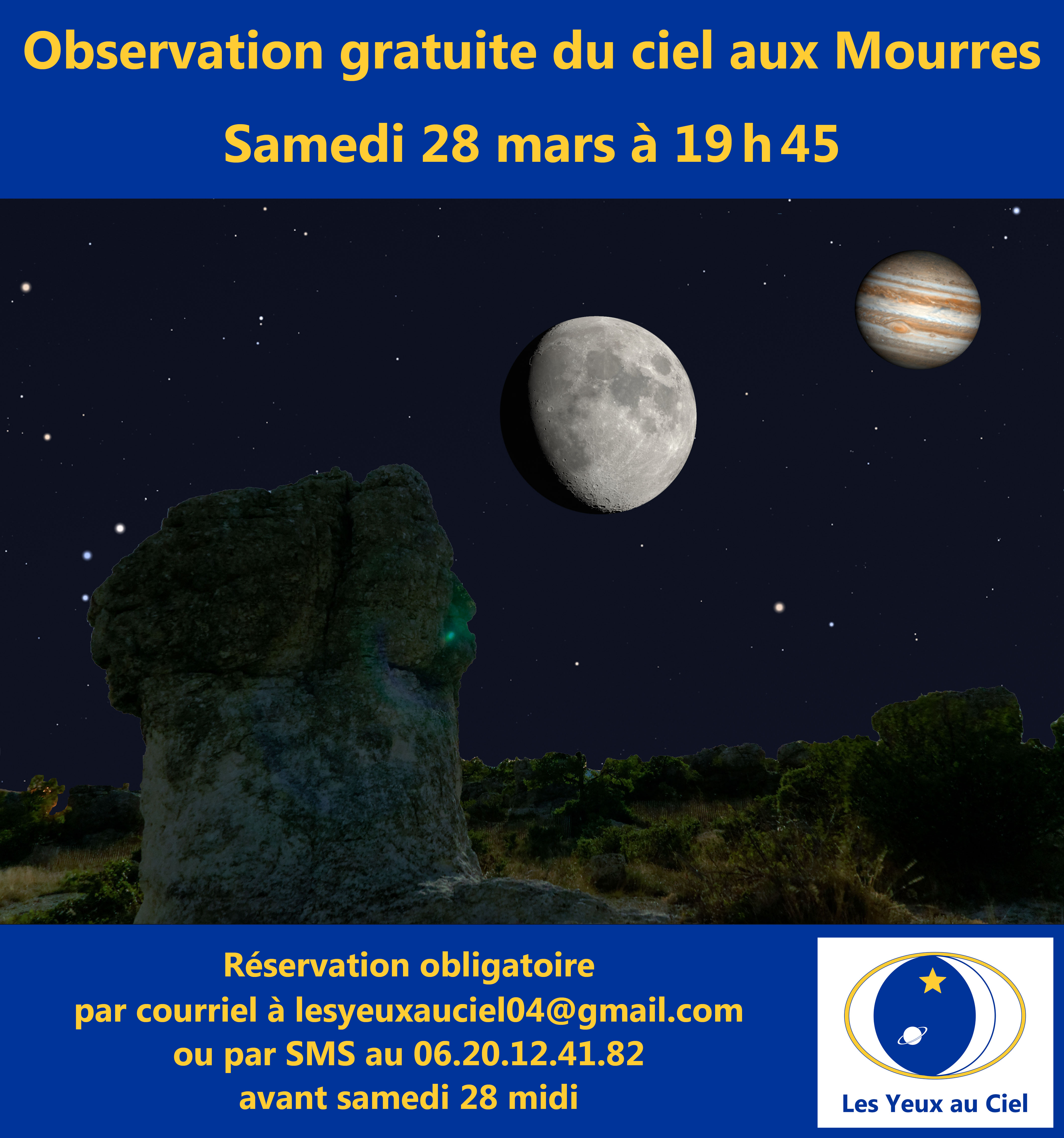 Observation du ciel aux Mourres