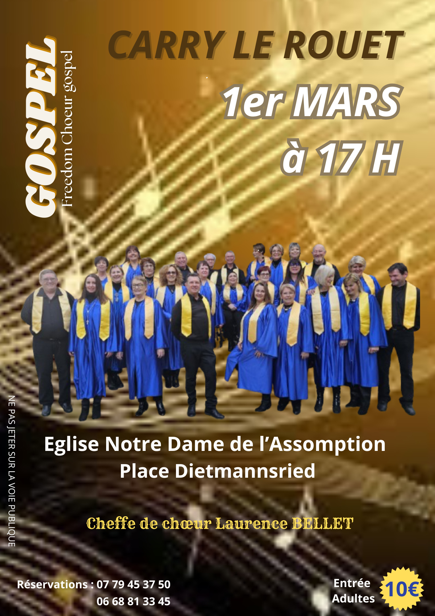 Concert Freedom Choeur Gospel
