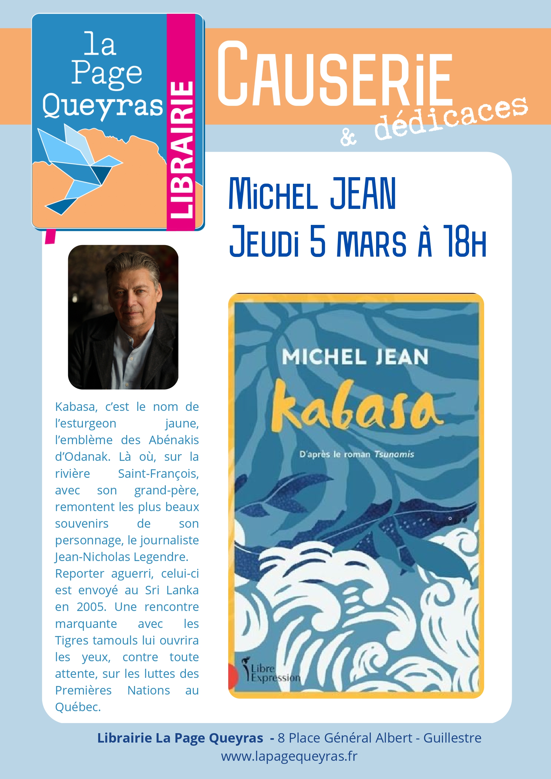 Rencontre autour d'un livre - Michel Jean