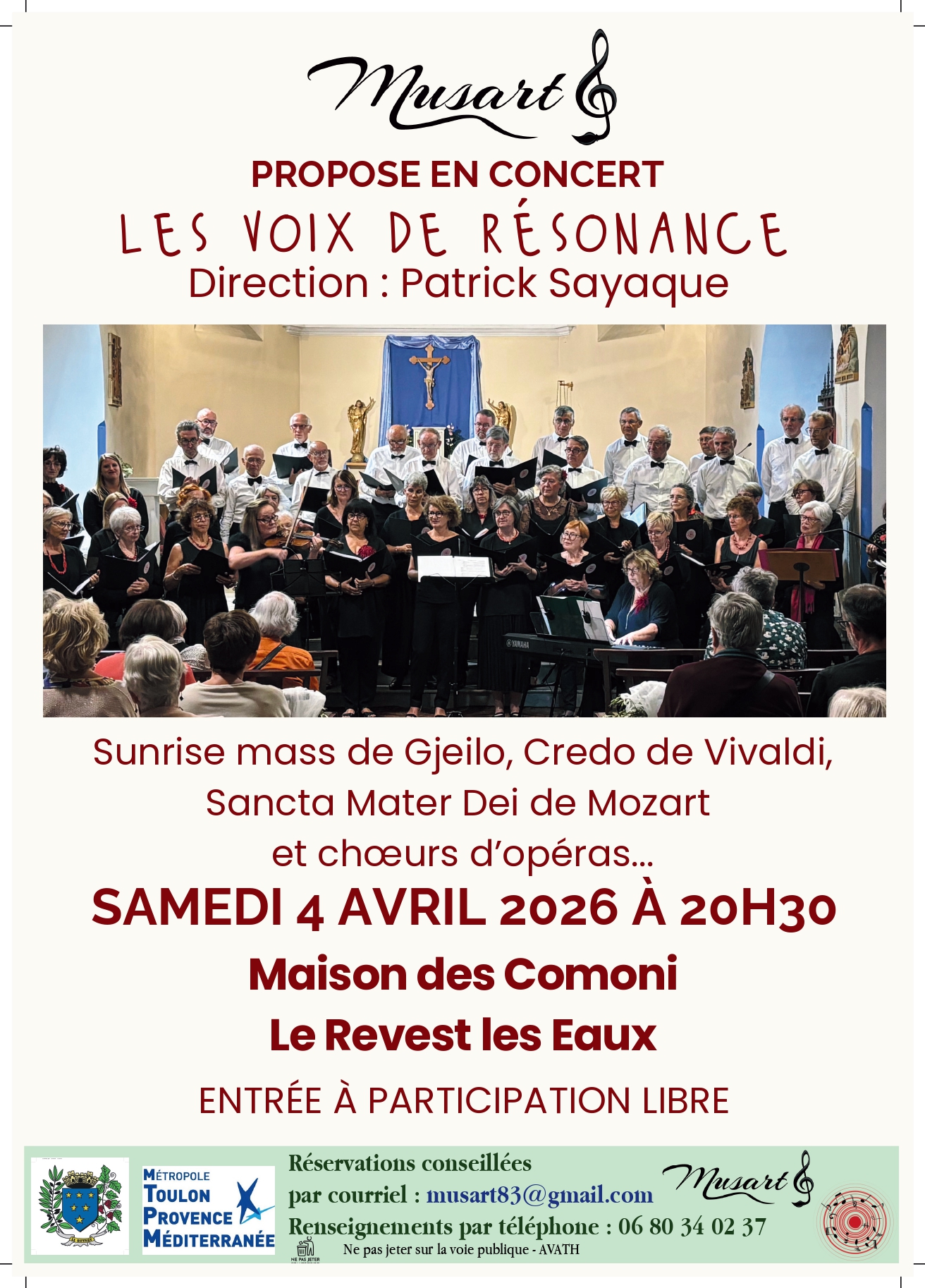 Concert - Les Voix de R�sonance