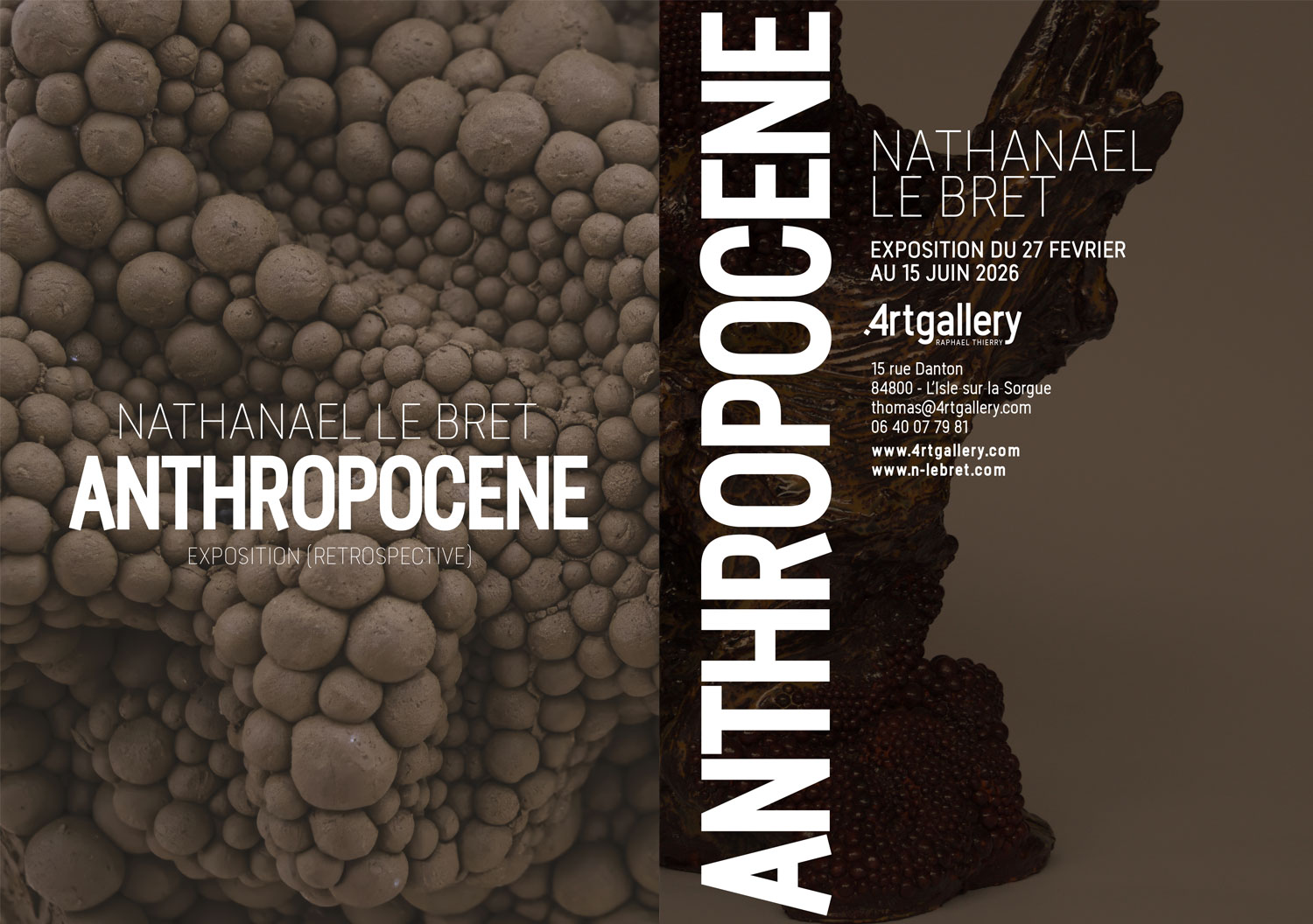 Exposition ANTHROPOC�NE � La .4rtgallery