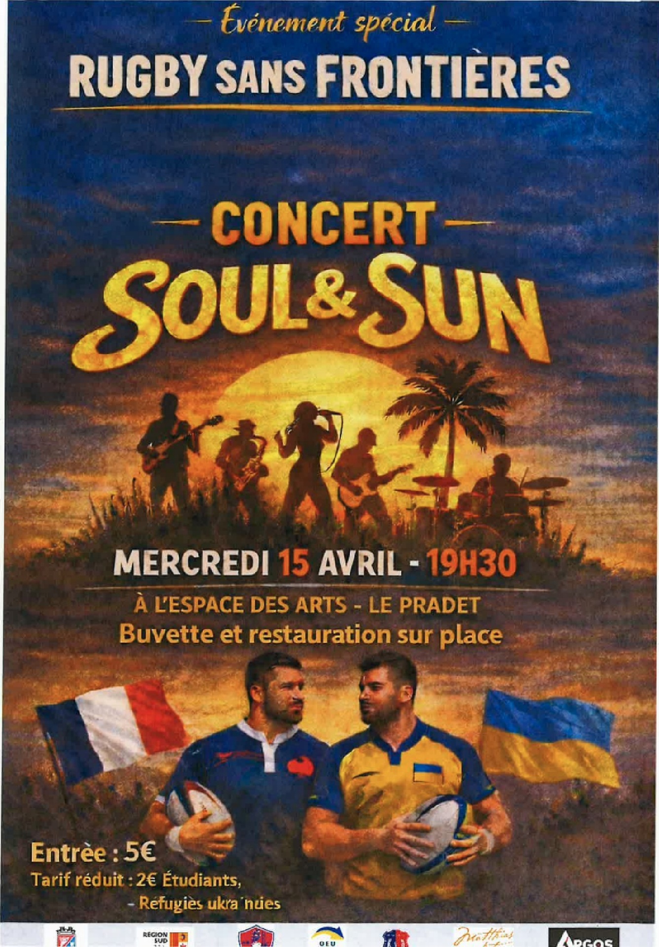Concert Soul & Sun : Rugby sans fronti�res
