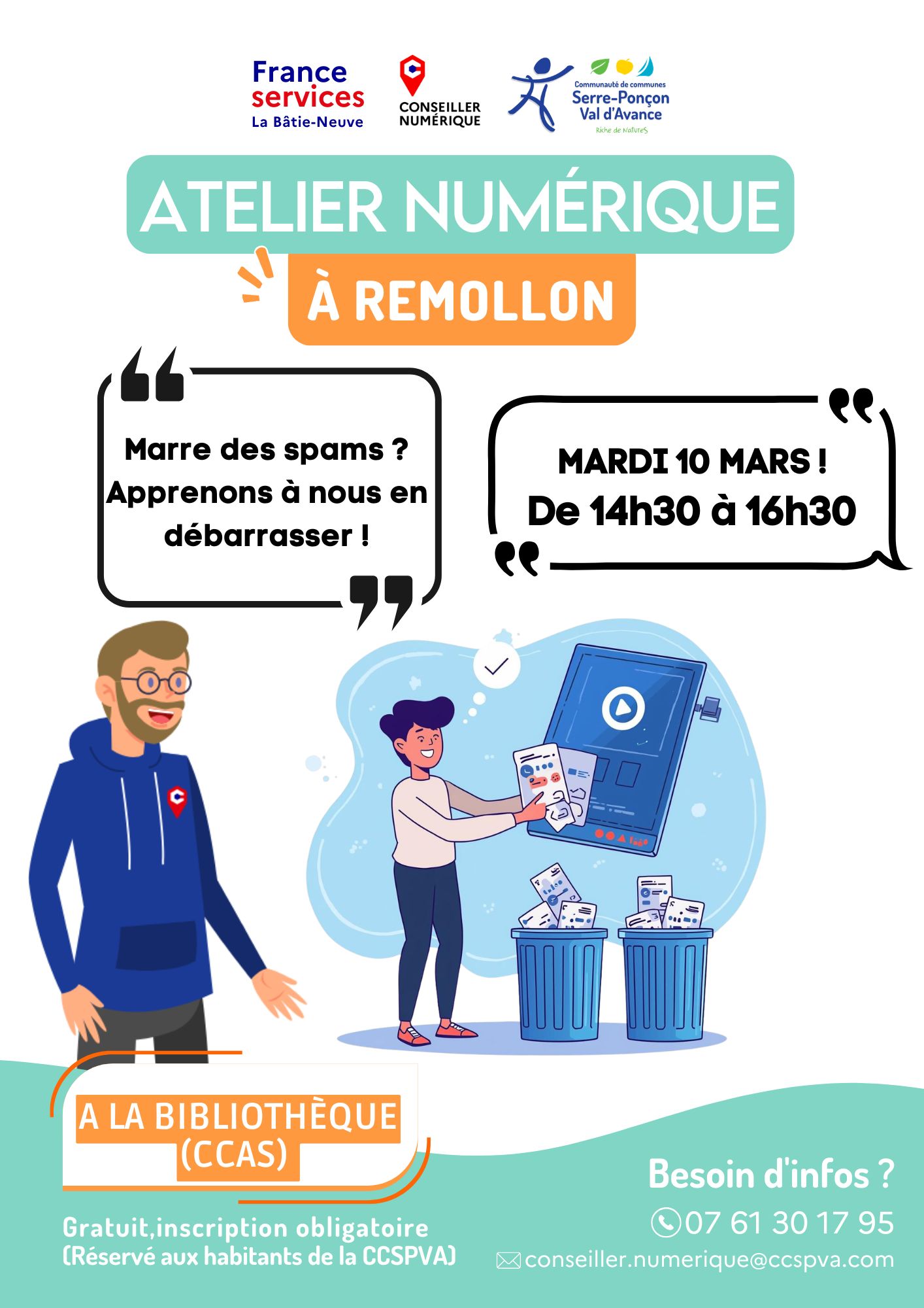 Atelier num�rique � Remollon