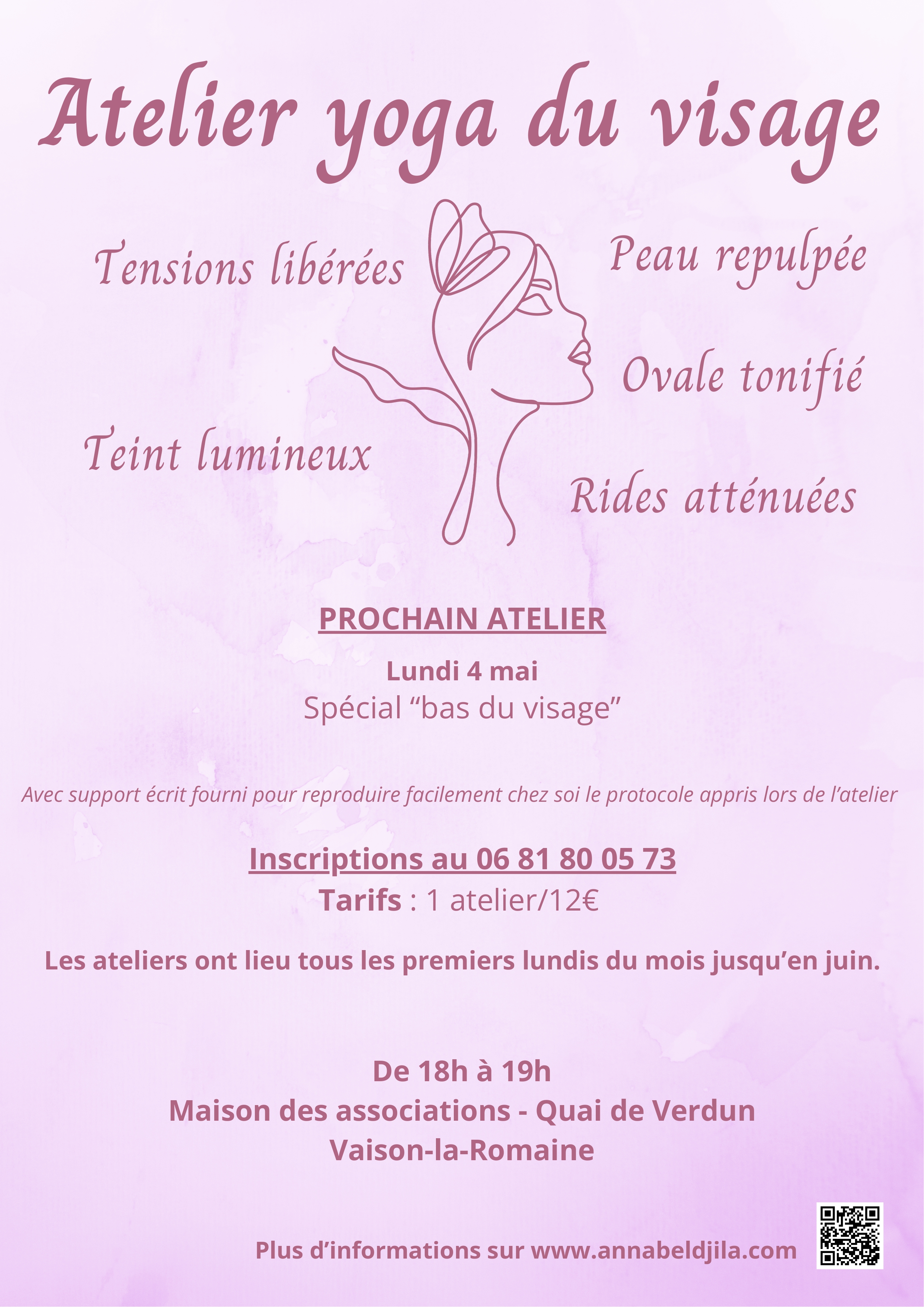 Atelier yoga du visage