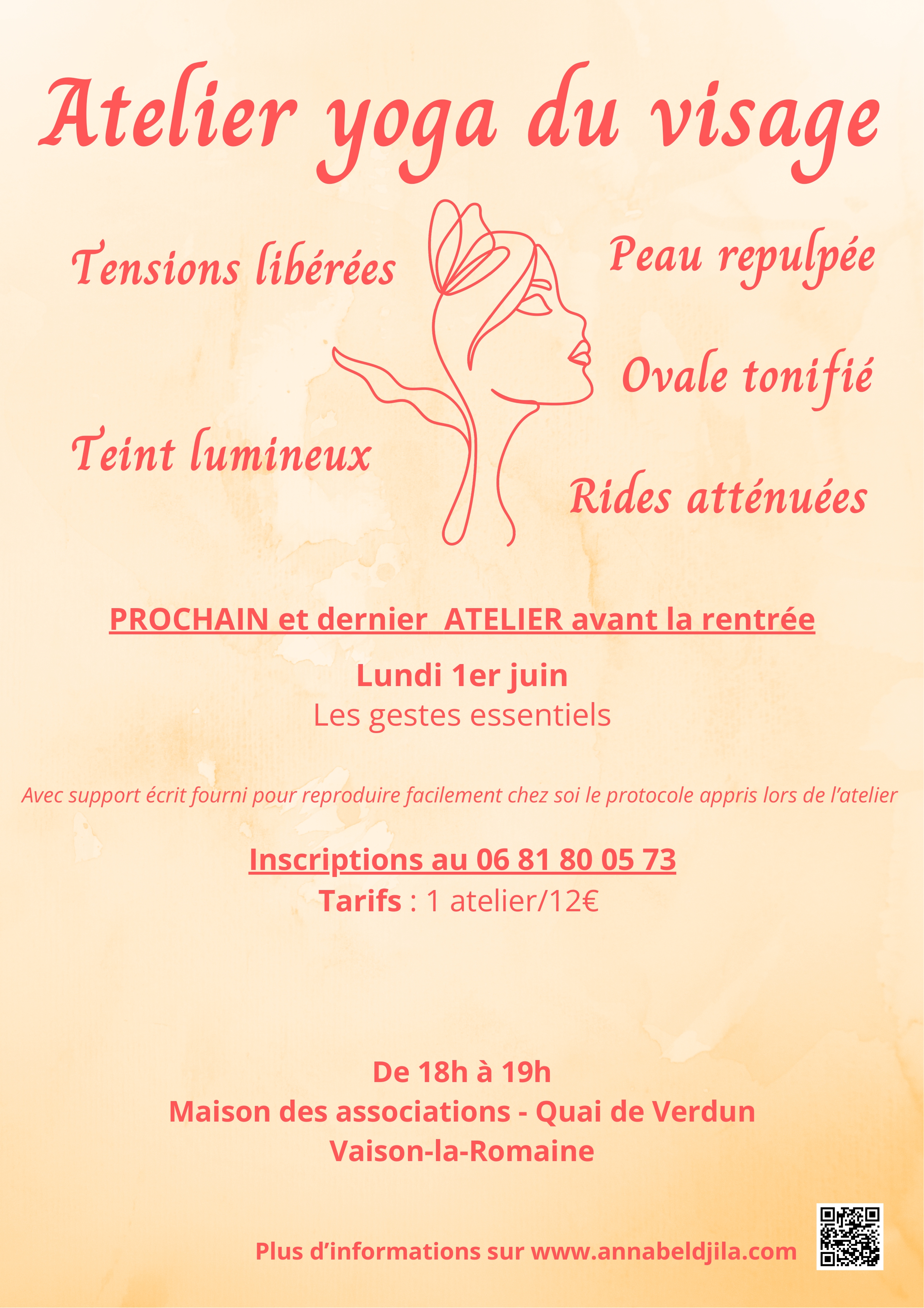 Atelier yoga du visage