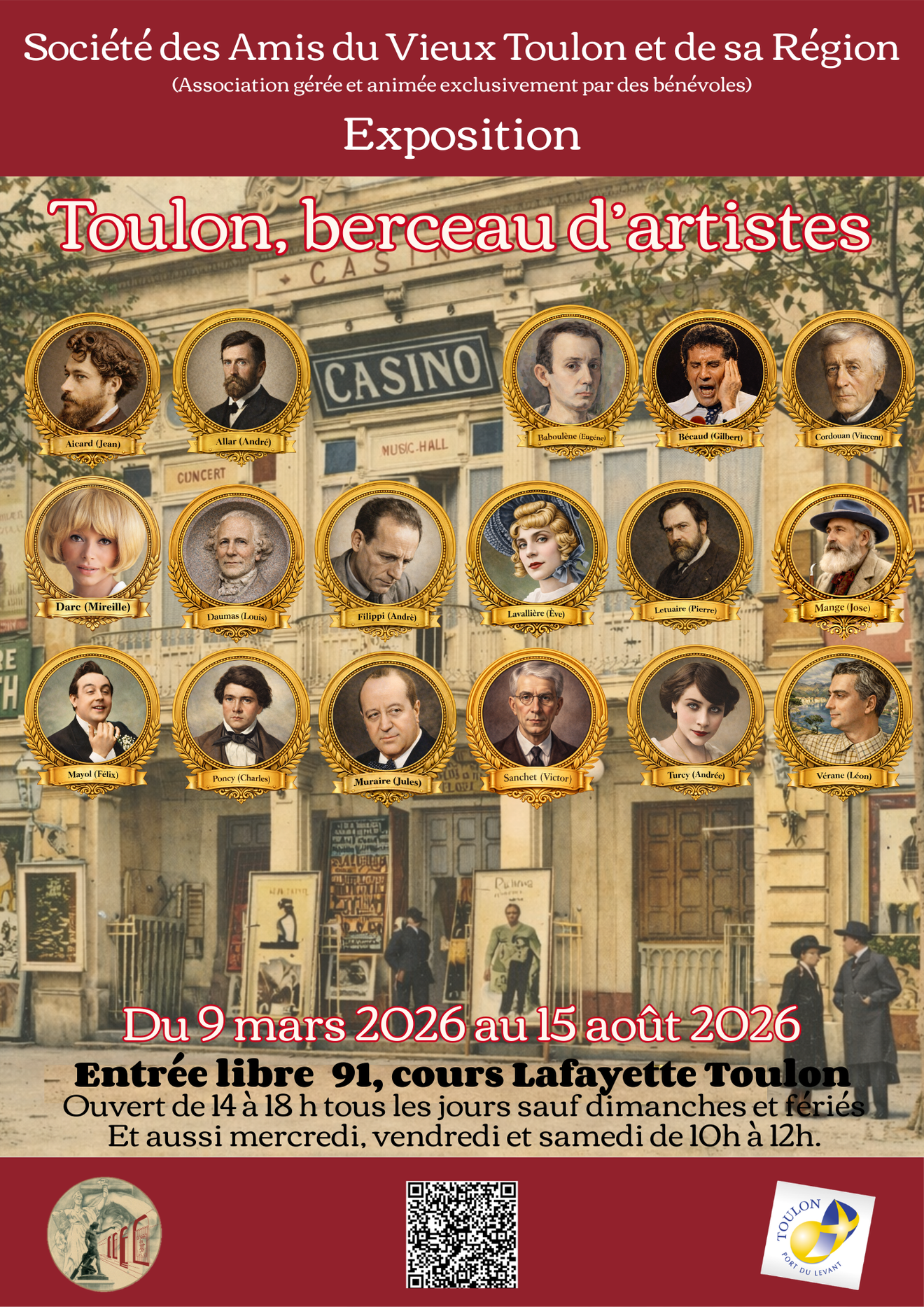 Exposition - Toulon, berceau d'artistes