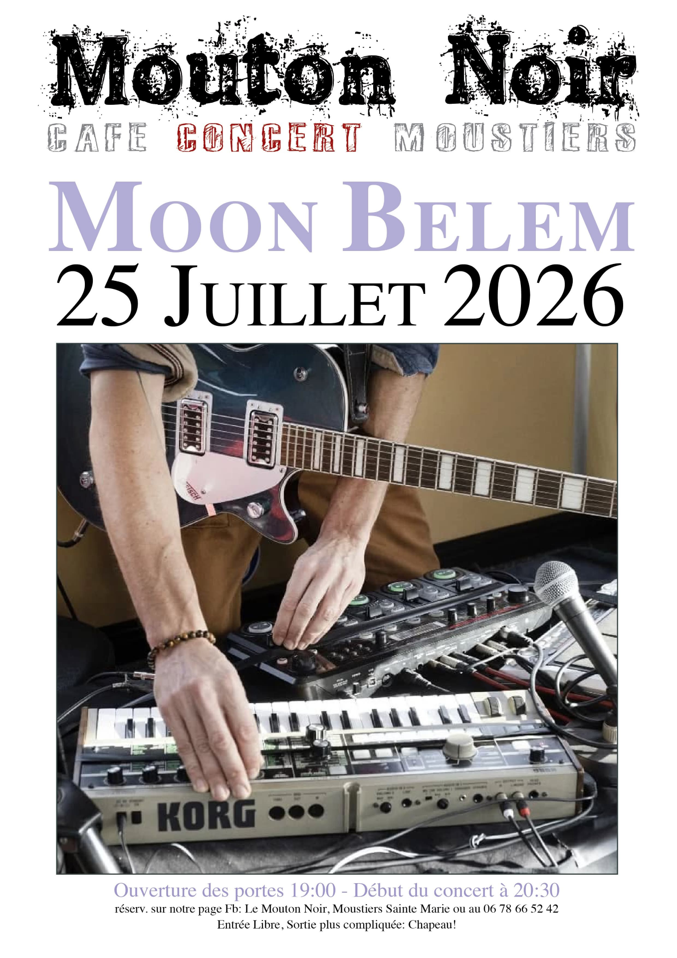 Moon Belem en concert au Mouton Noir