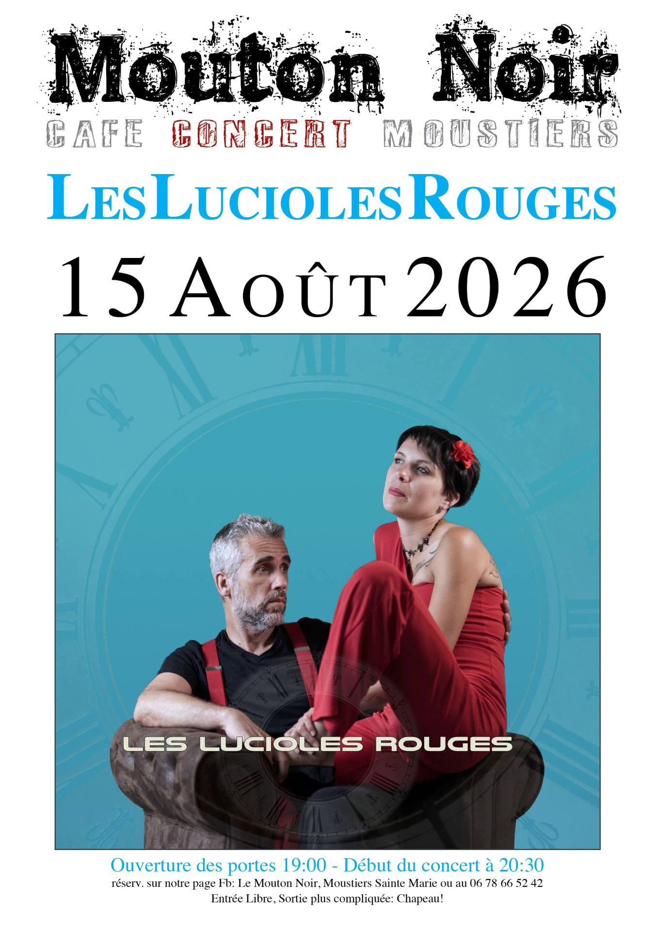 Les Lucioles Rouges en concert au Mouton Noir