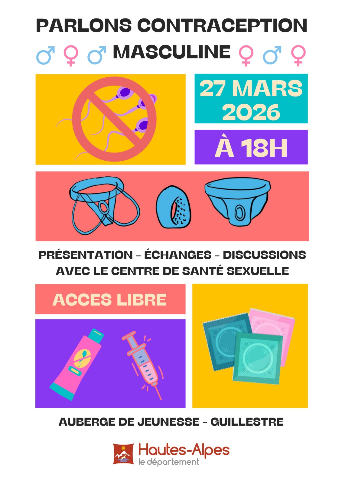 Parlons contraception masculine