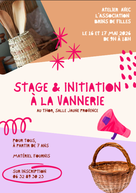Stage & Initiation � la vannerie