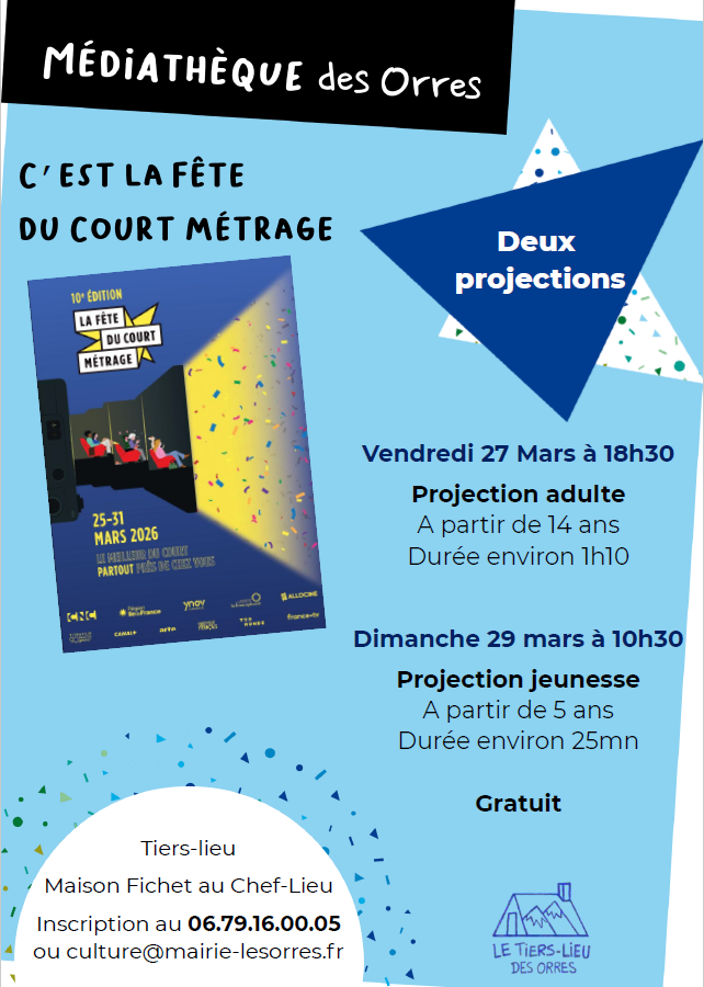 F�te du Court m�trage : projection adulte