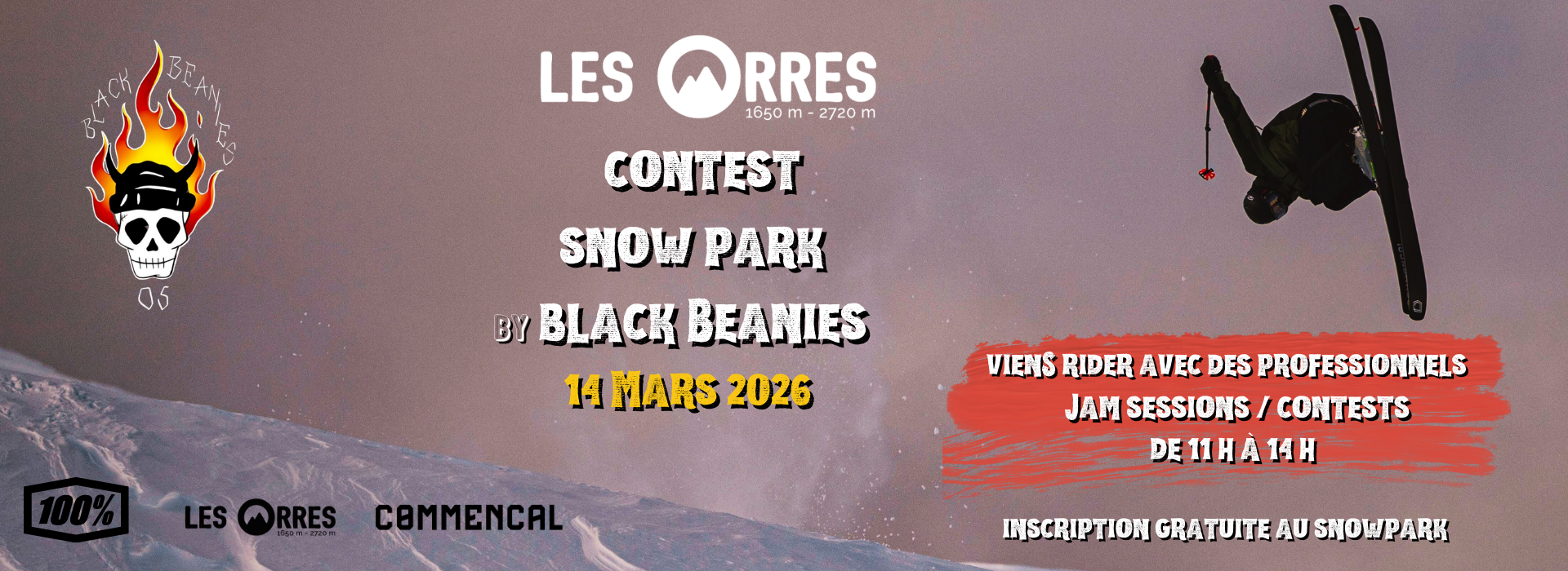 Contest Snowpark Les Orres by Black Beanies