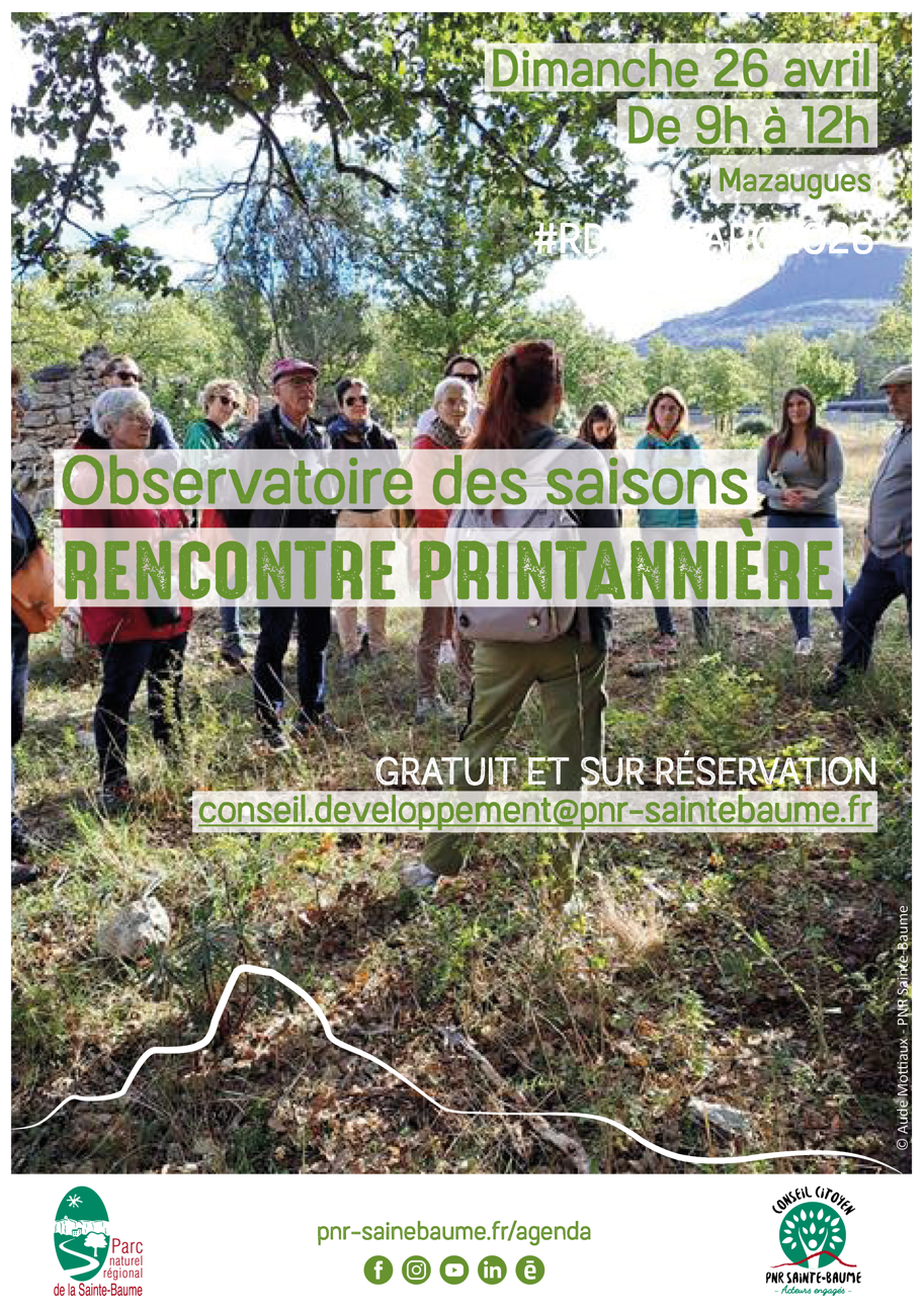 #RDVduParc � Observatoire des saisons, rencontre printani�re