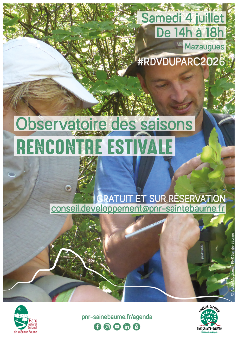 #RDVduParc � Observatoire des saisons, rencontre estivale