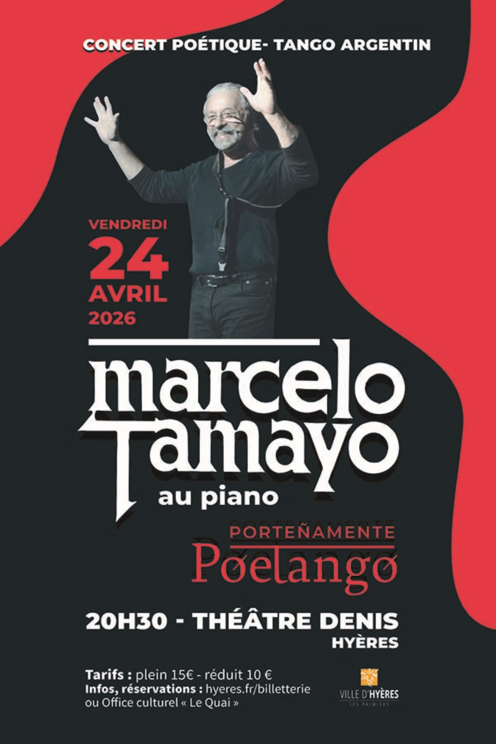 Concert po�tique - Tango Argentin - Marcelo Tamayo au piano