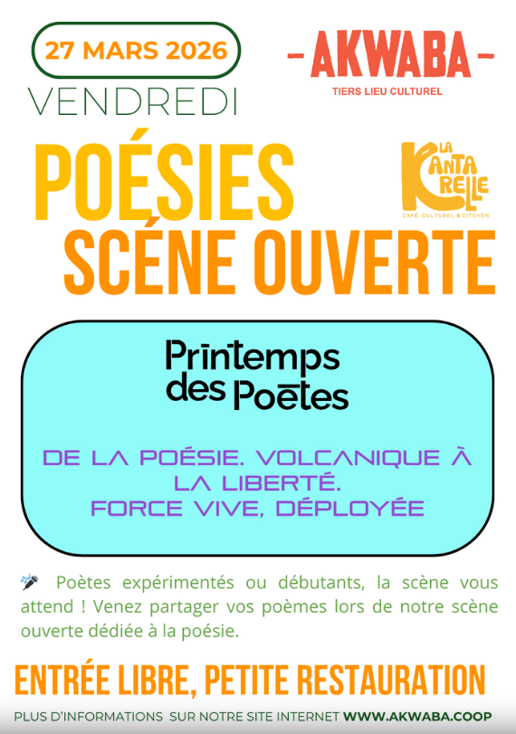 Po�sies Sc�ne Ouverte