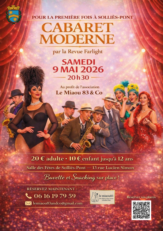 Soir�e Cabaret Moderne avec la Revue Farlight