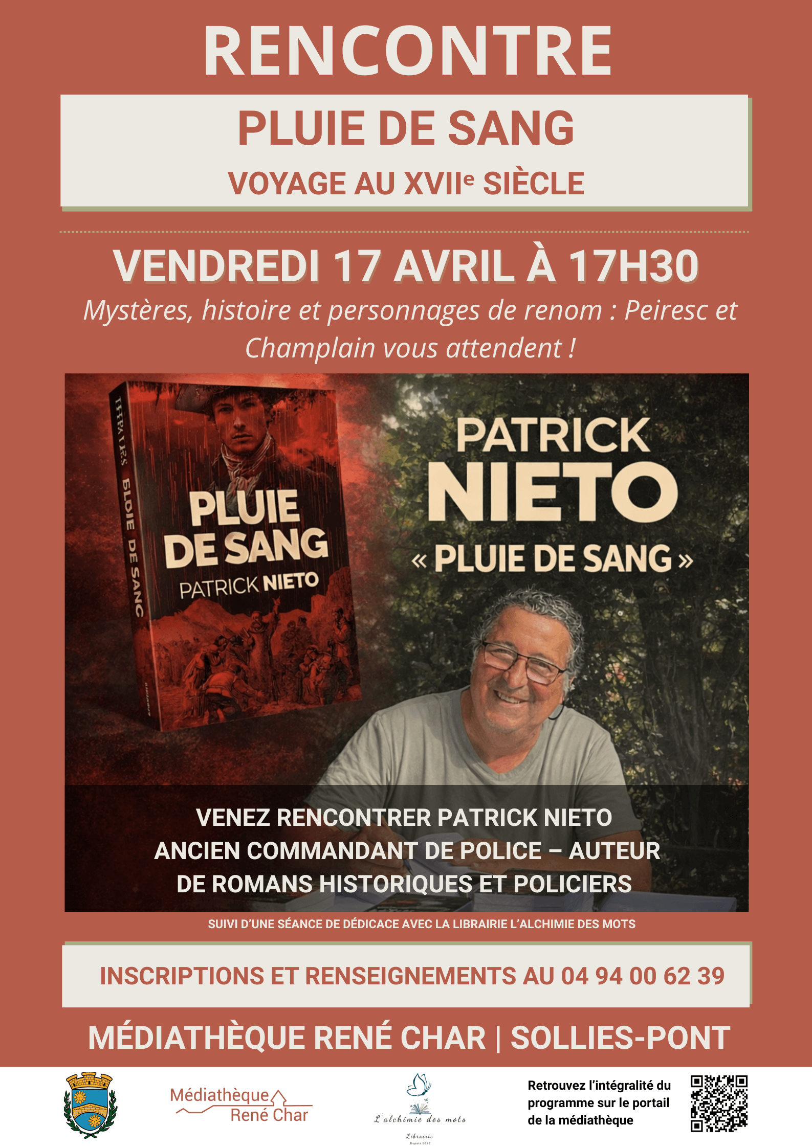 Rencontre litt�raire � la M�diath�que Ren� Char