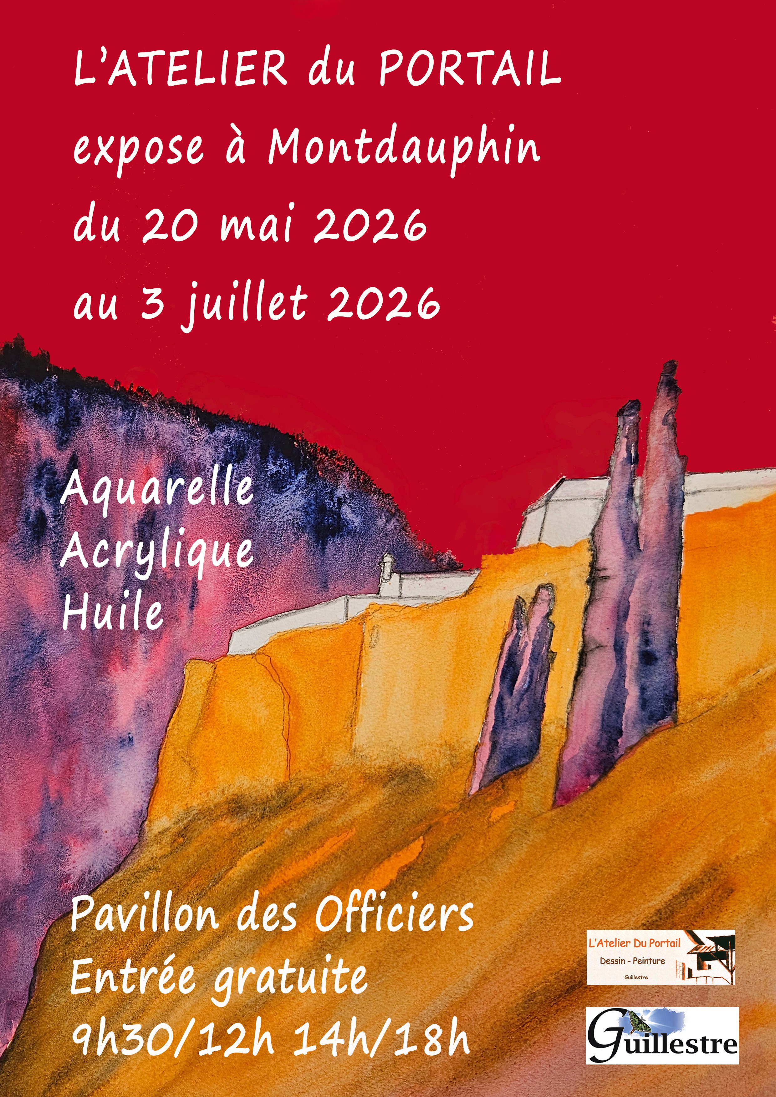 Exposition de peintures de l'Atelier du Portail � Montdauphin