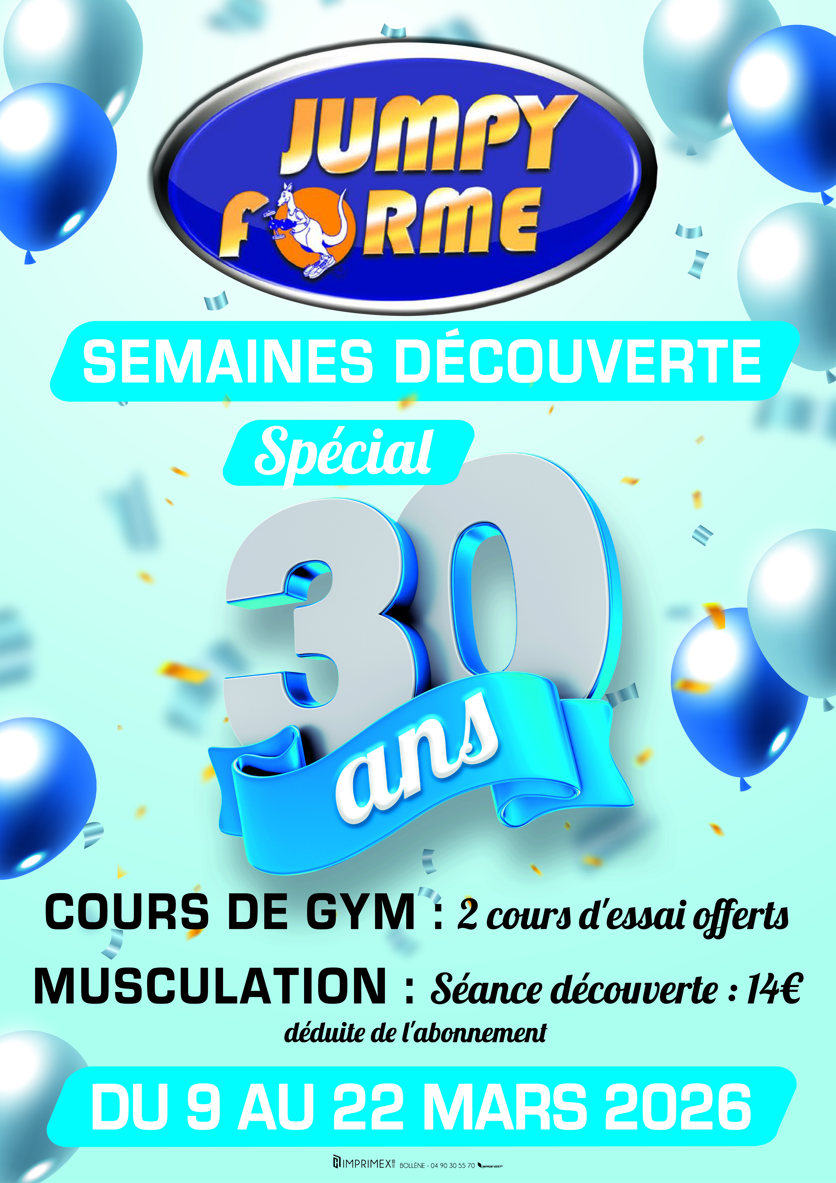 Semaine d�couvert sp�cial 30 ans - Jumpy Forme