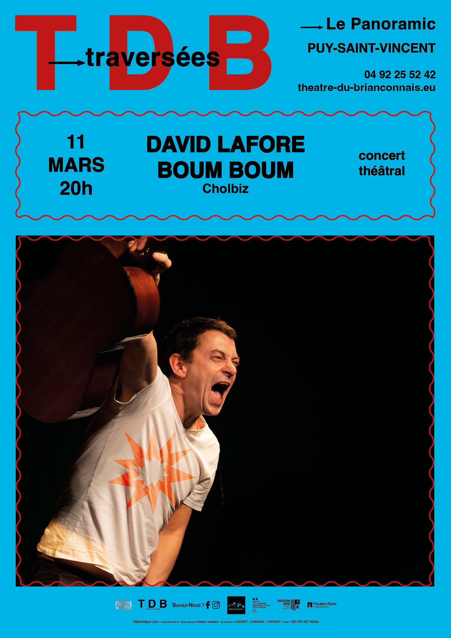 Spectacle David Lafore Boum Boum