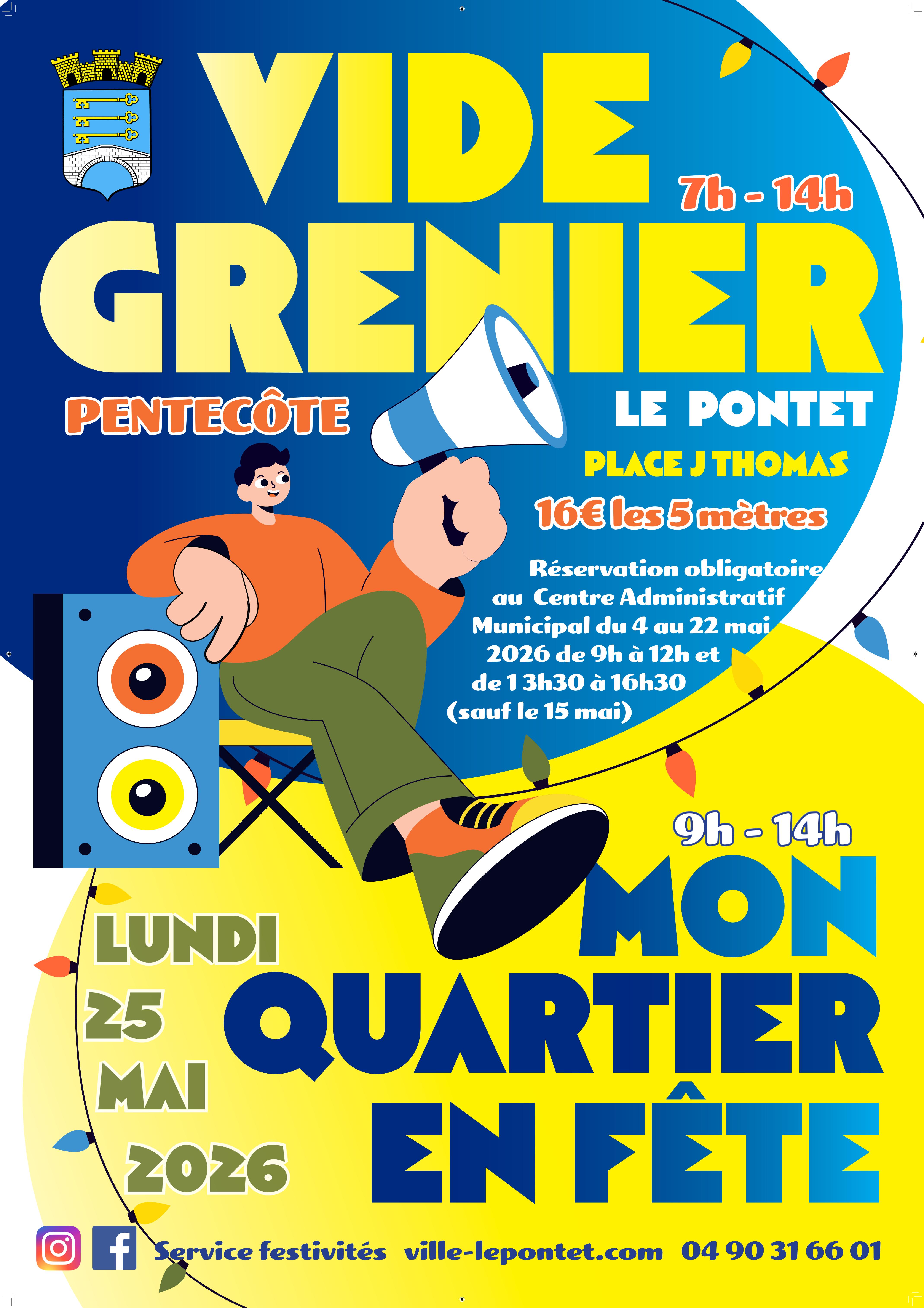 Mon quartier en f�te et vide grenier de Pentec�te