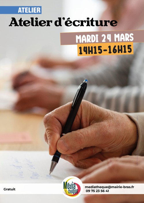 Atelier d'�criture (� partir de 16 ans)