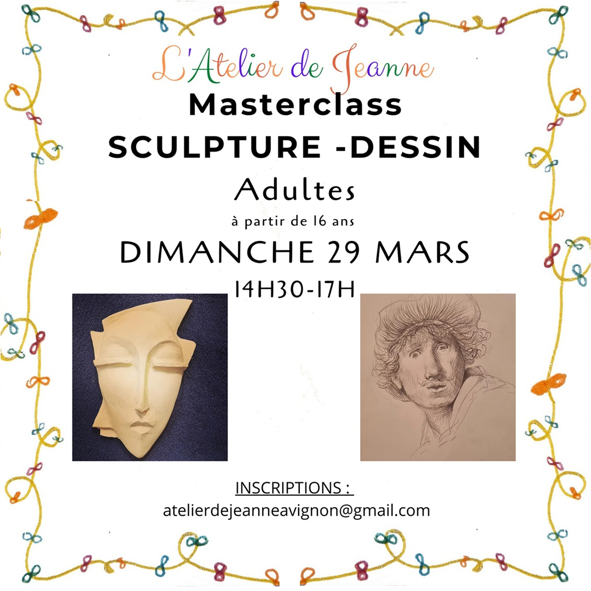 Masterclass sculpture-dessin