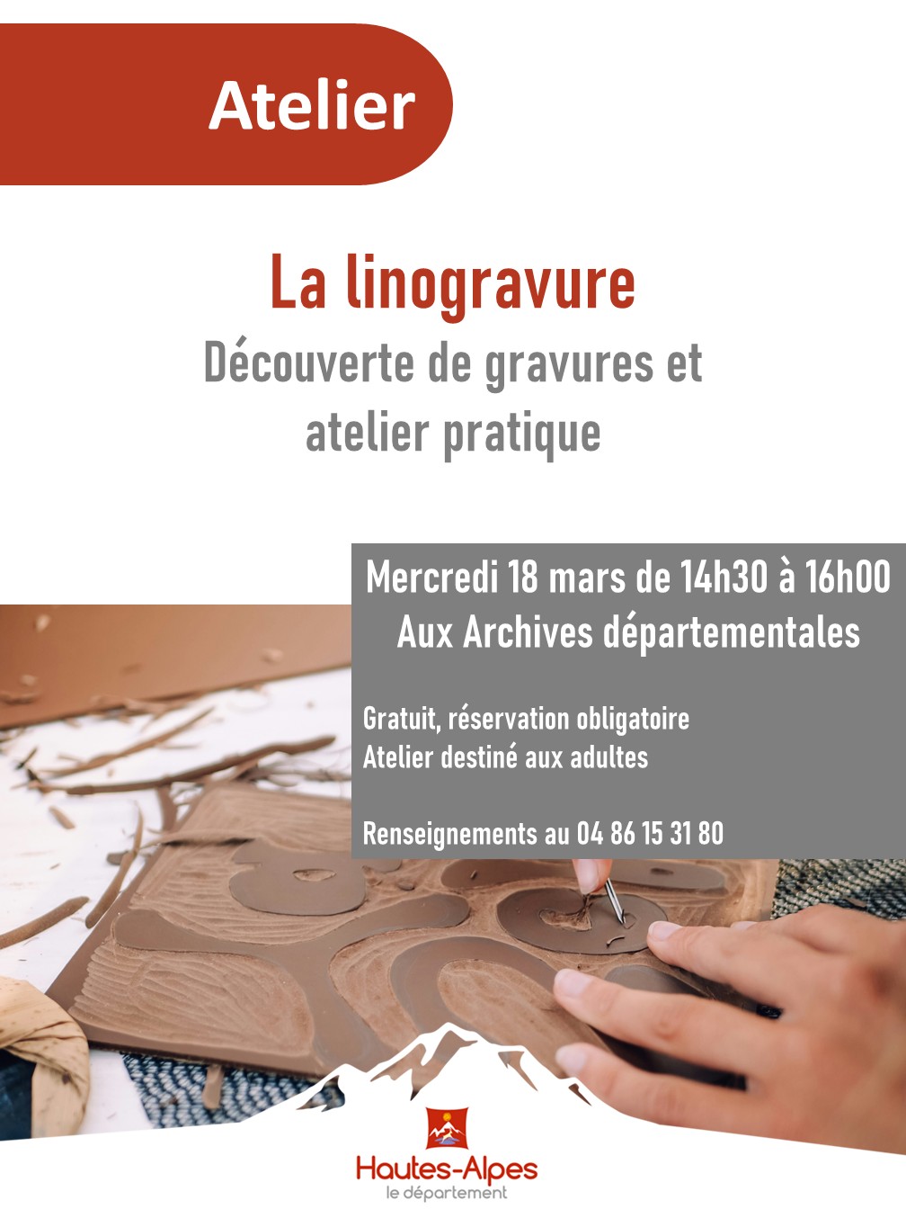 Atelier La linogravure