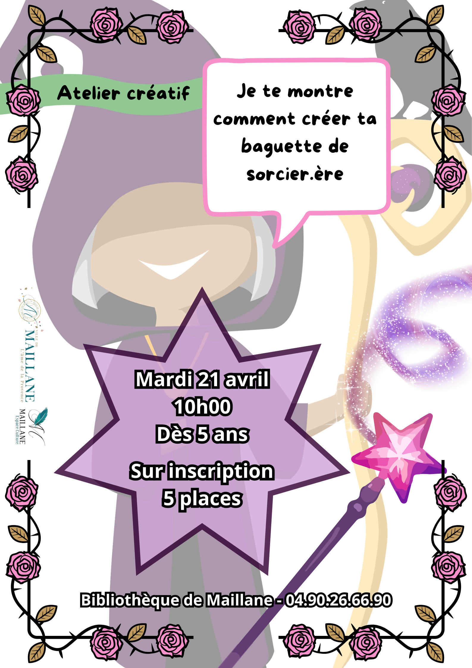 Atelier Cr�atif - Baguette de sorci�re