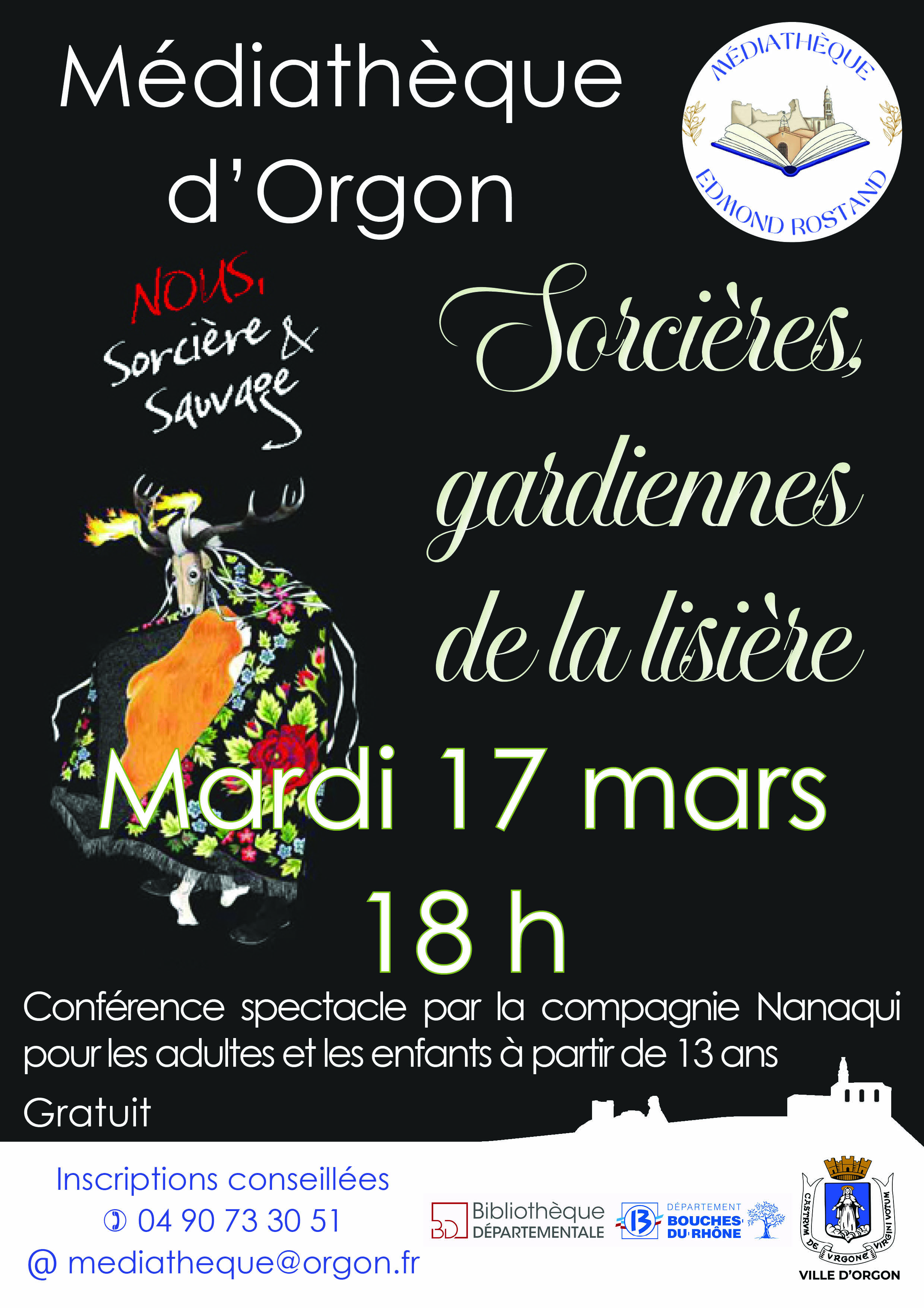 Conf�rence spectacle � Sorci�res, gardiennes de la lisi�re - Des b�chers aux f�minismes �