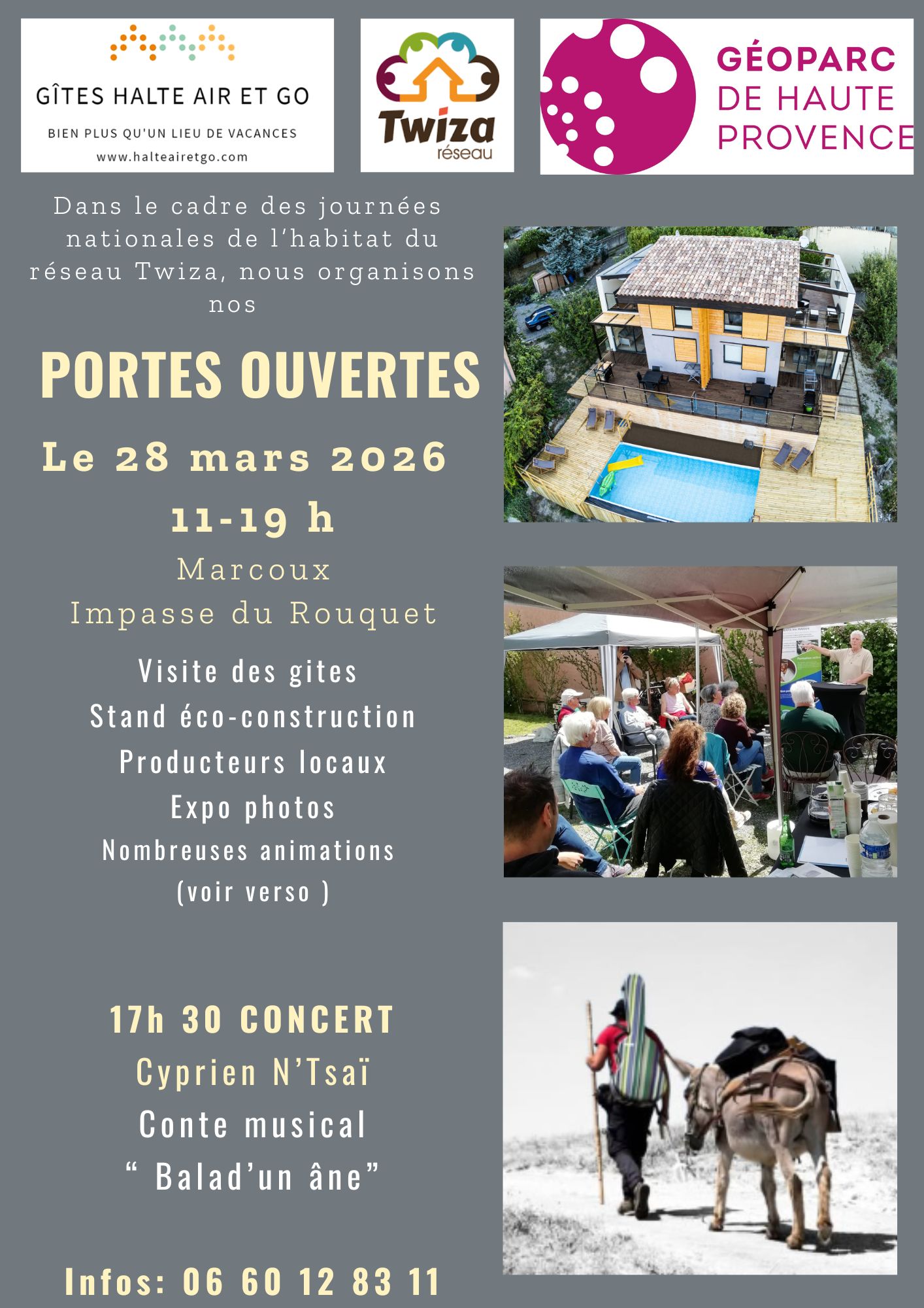 Portes ouvertes - G�tes Halte Air et Go