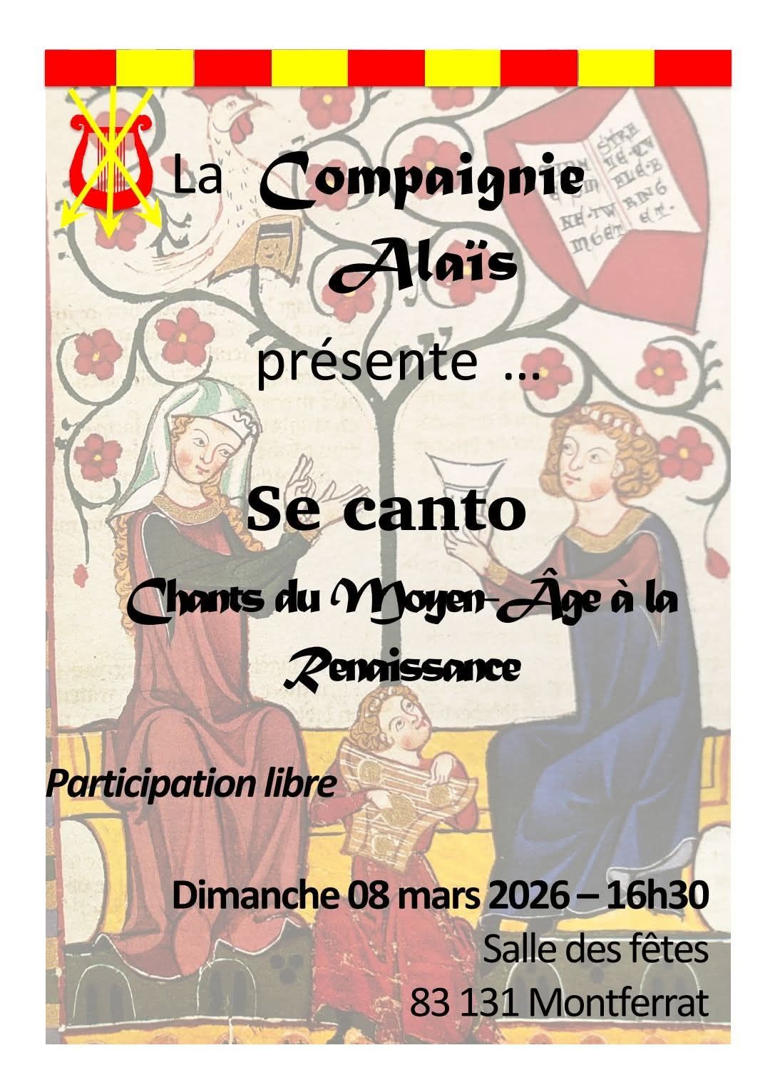 Se Canto - Chants du Moyen Age � la Renaissance