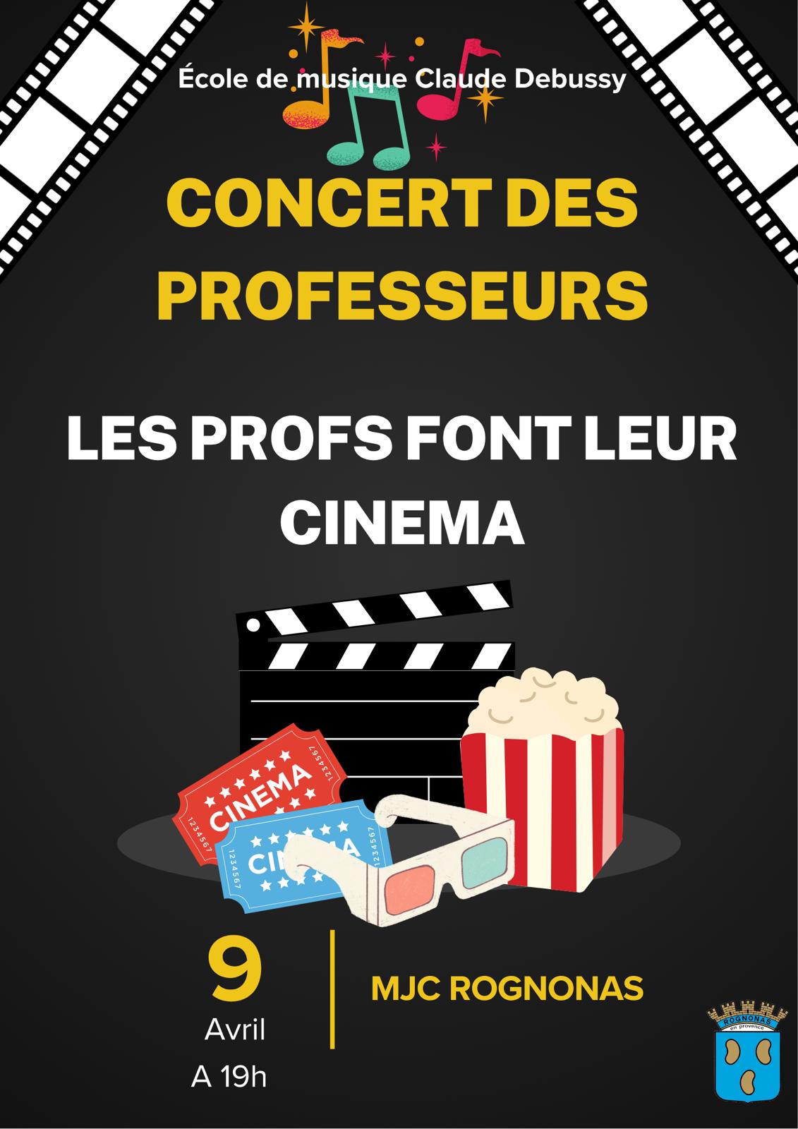 Les profs font leur cin�ma � Concert des professeurs