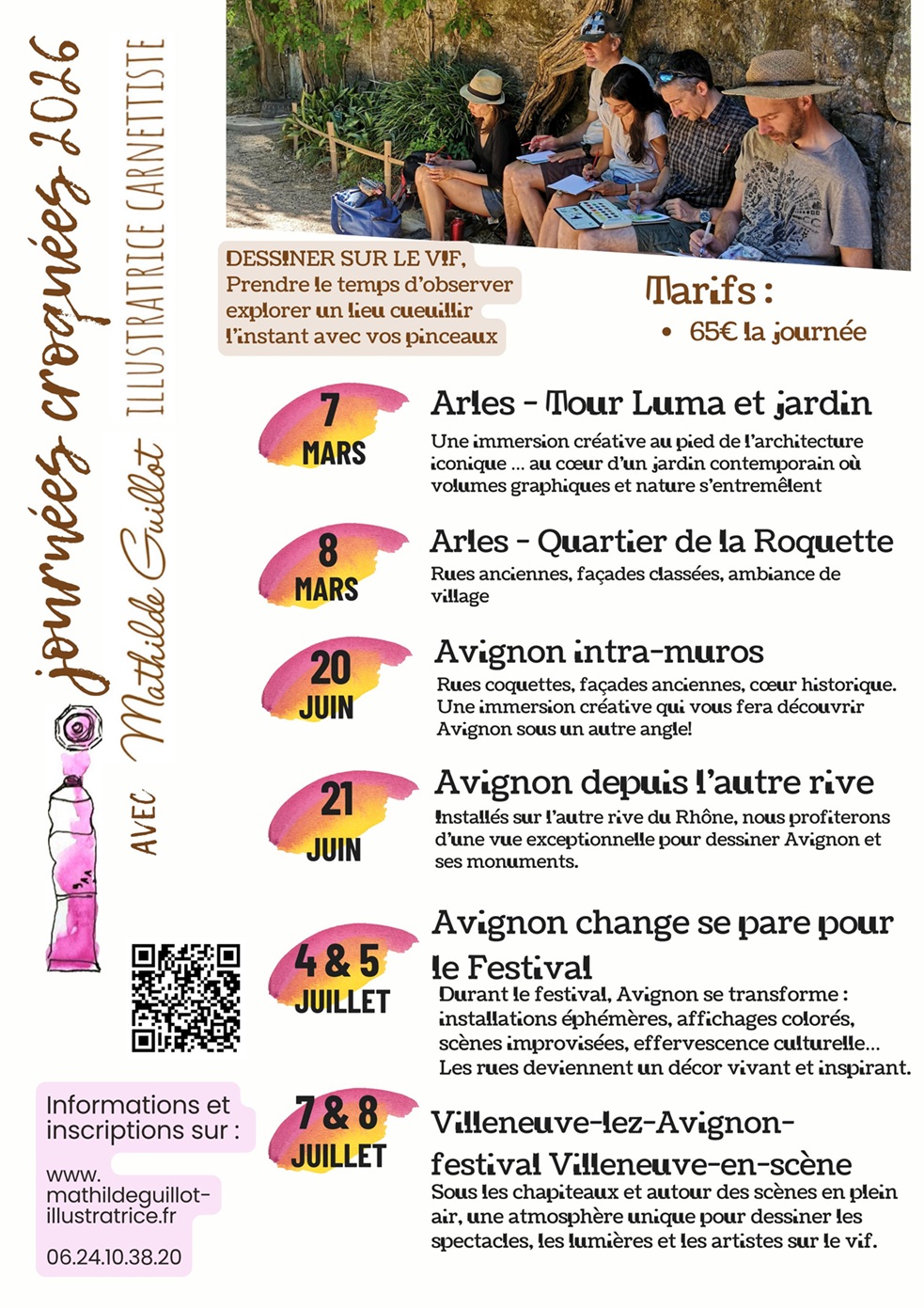 Les Journ�es croqu�es