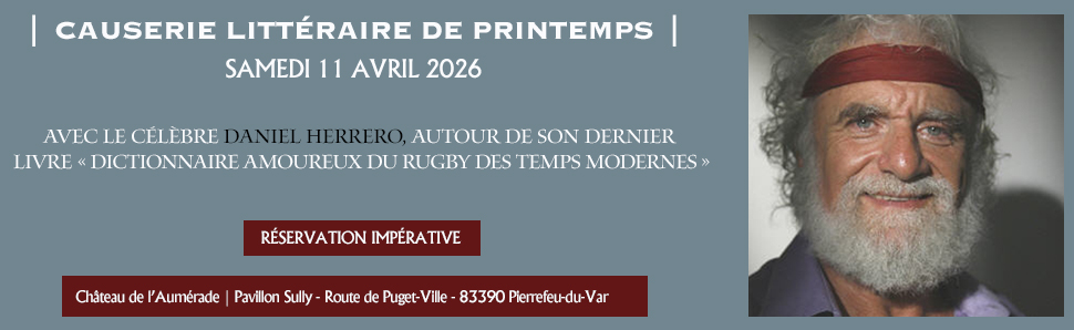 Causerie Litt�raire avec Daniel Herrero au Ch�teau de l'Aum�rade