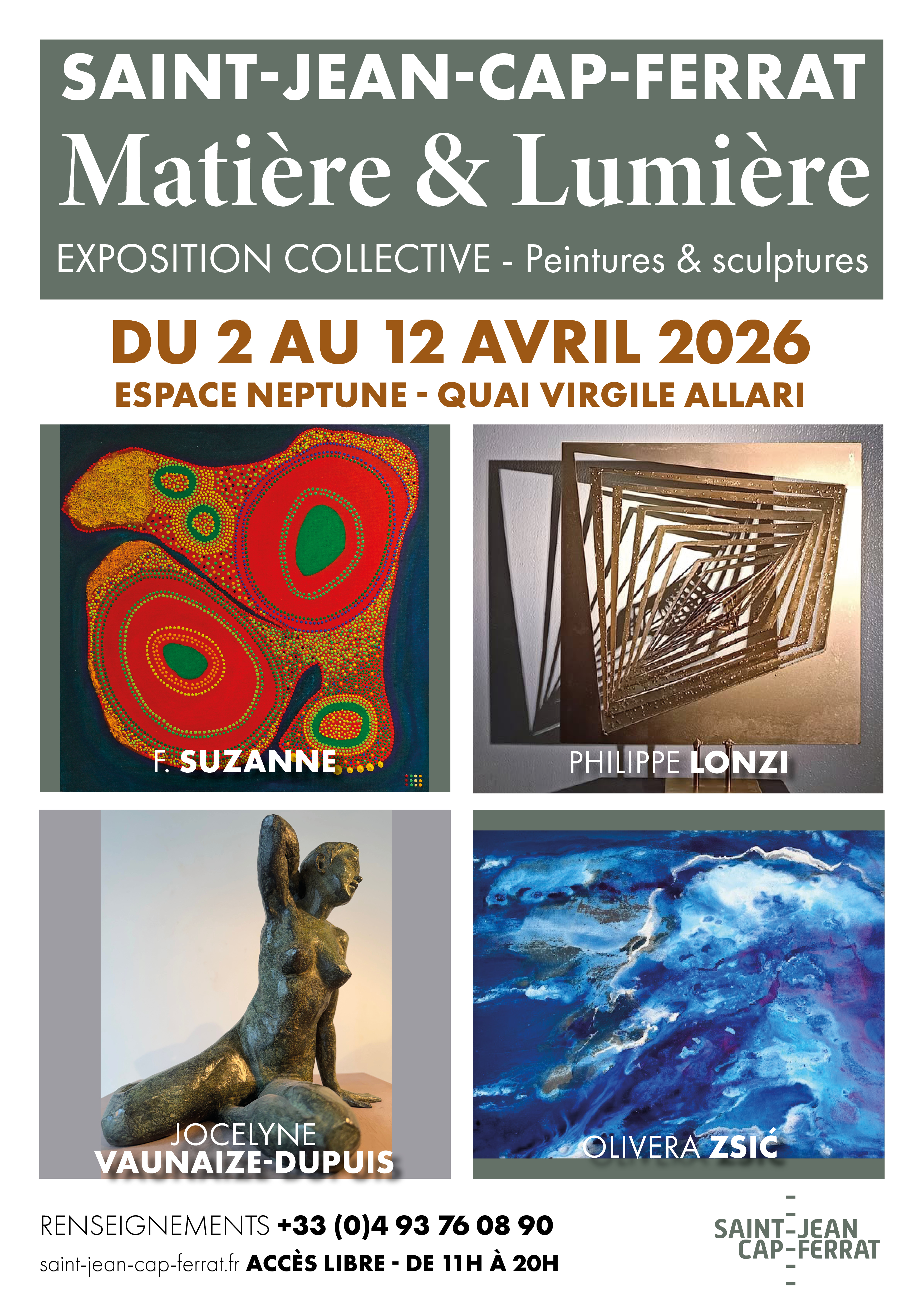 Exposition artistique collective : Mati�re & Lumi�re