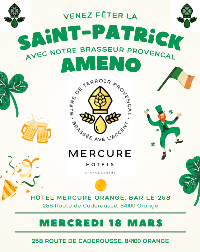 La St Patrick � l'h�tel Mercure