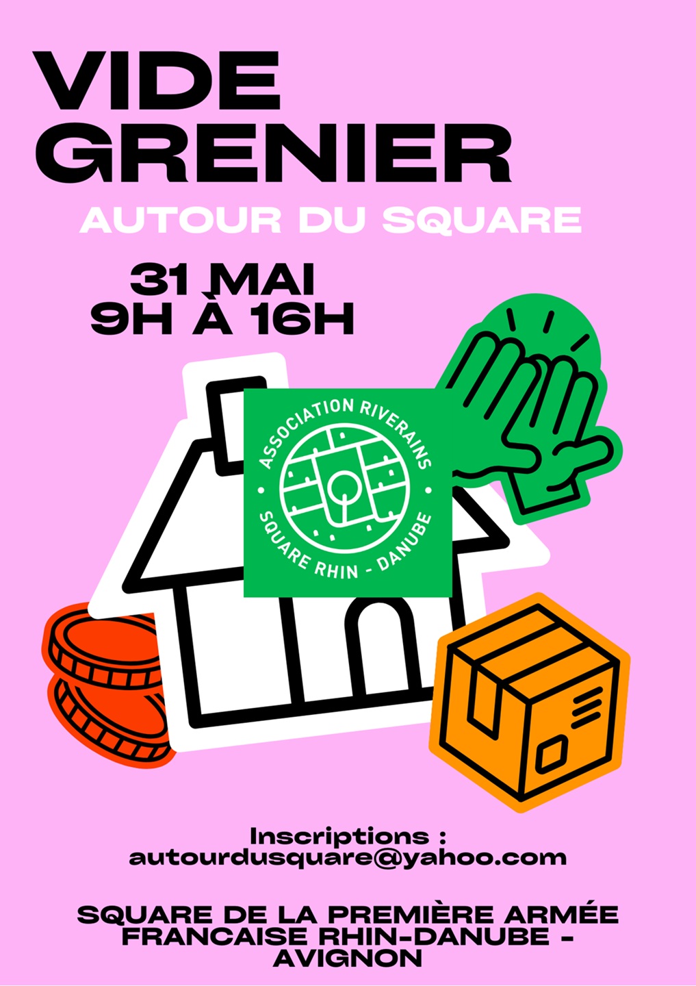 Vide-greniers Autour du square