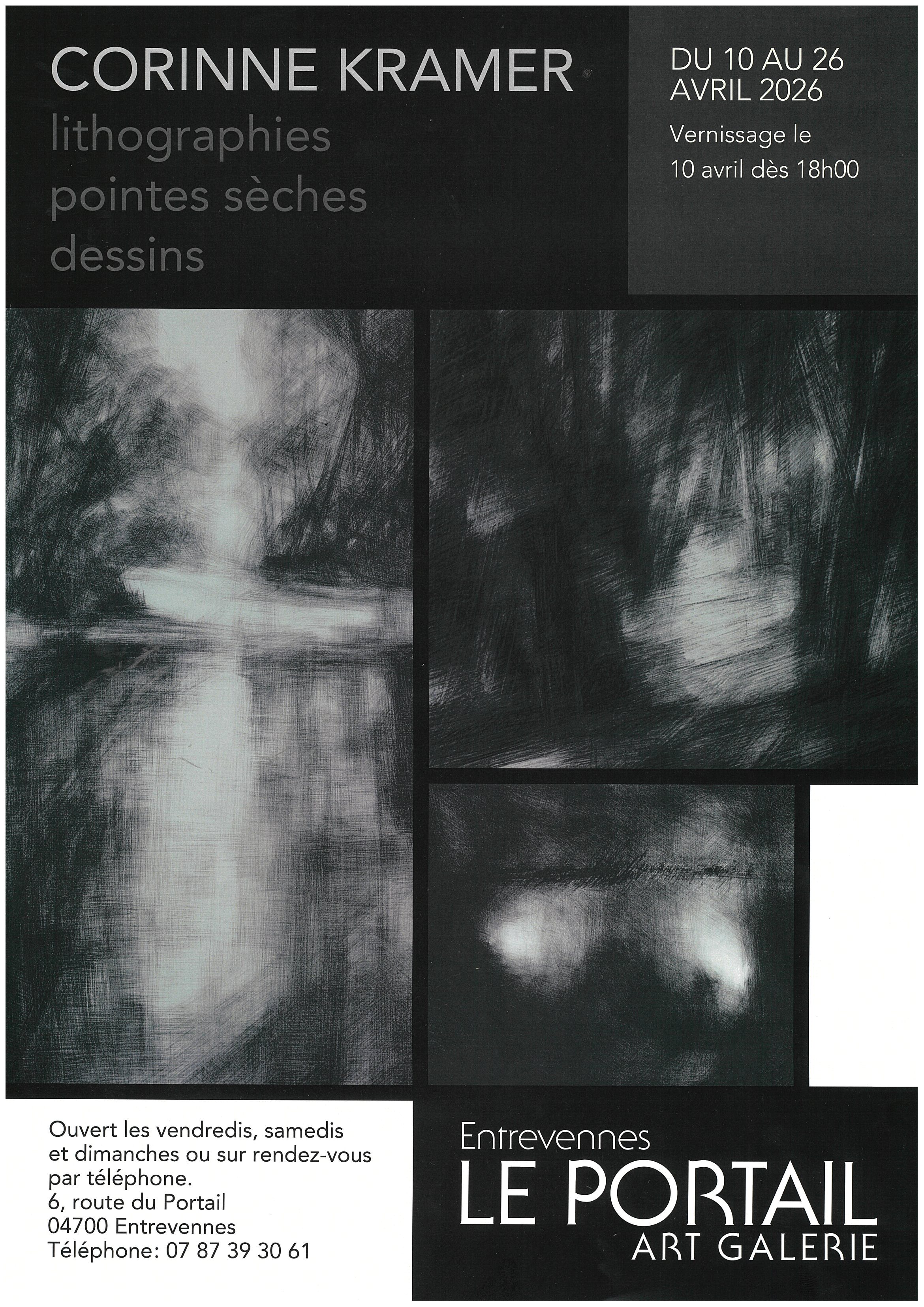 Exposition Lithographie, pointes s�ches, dessins