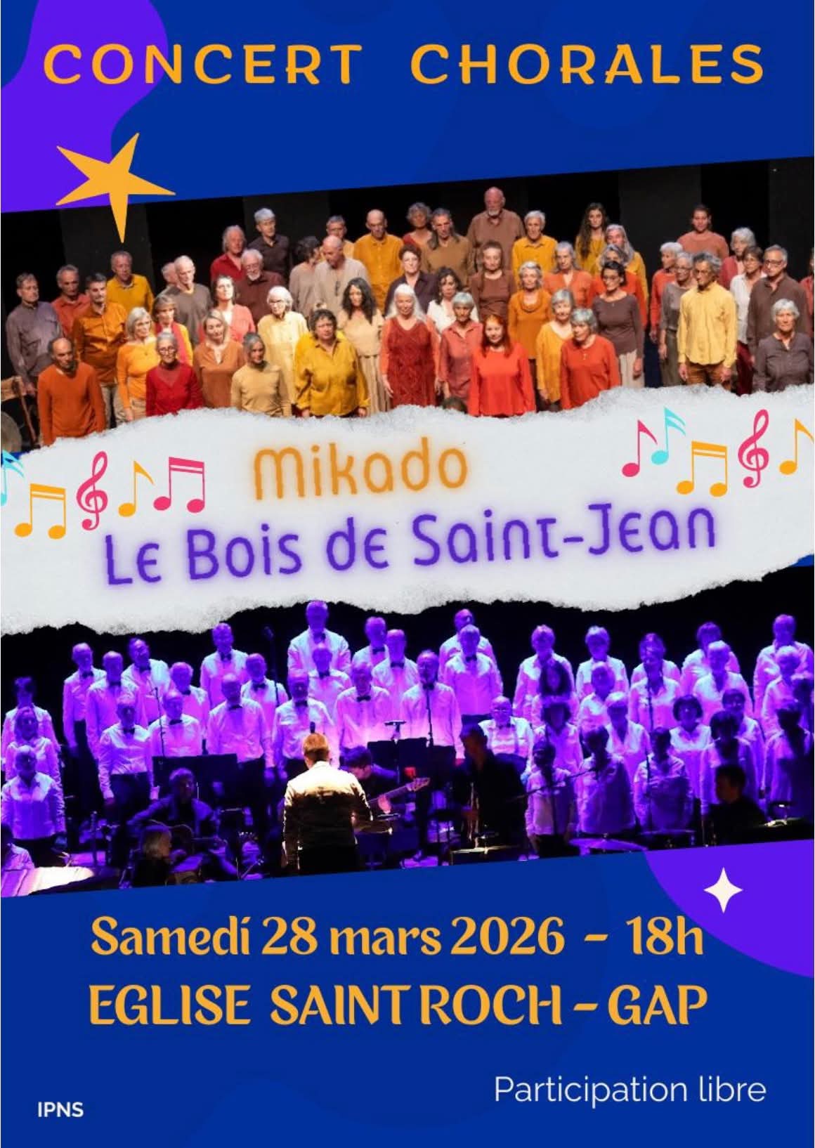 Concert Chorales Mikado et le Bois de Saint-Jean
