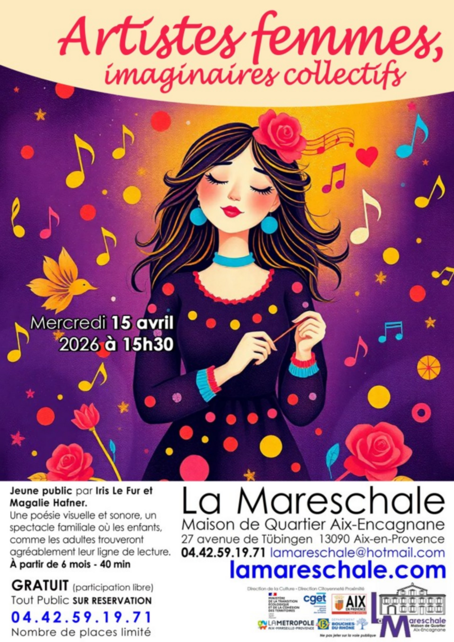 Jeune public : Artistes femmes, imaginaires collectifs