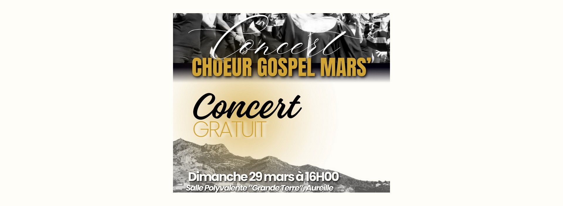 Concert : Choeur Gospel Mars'