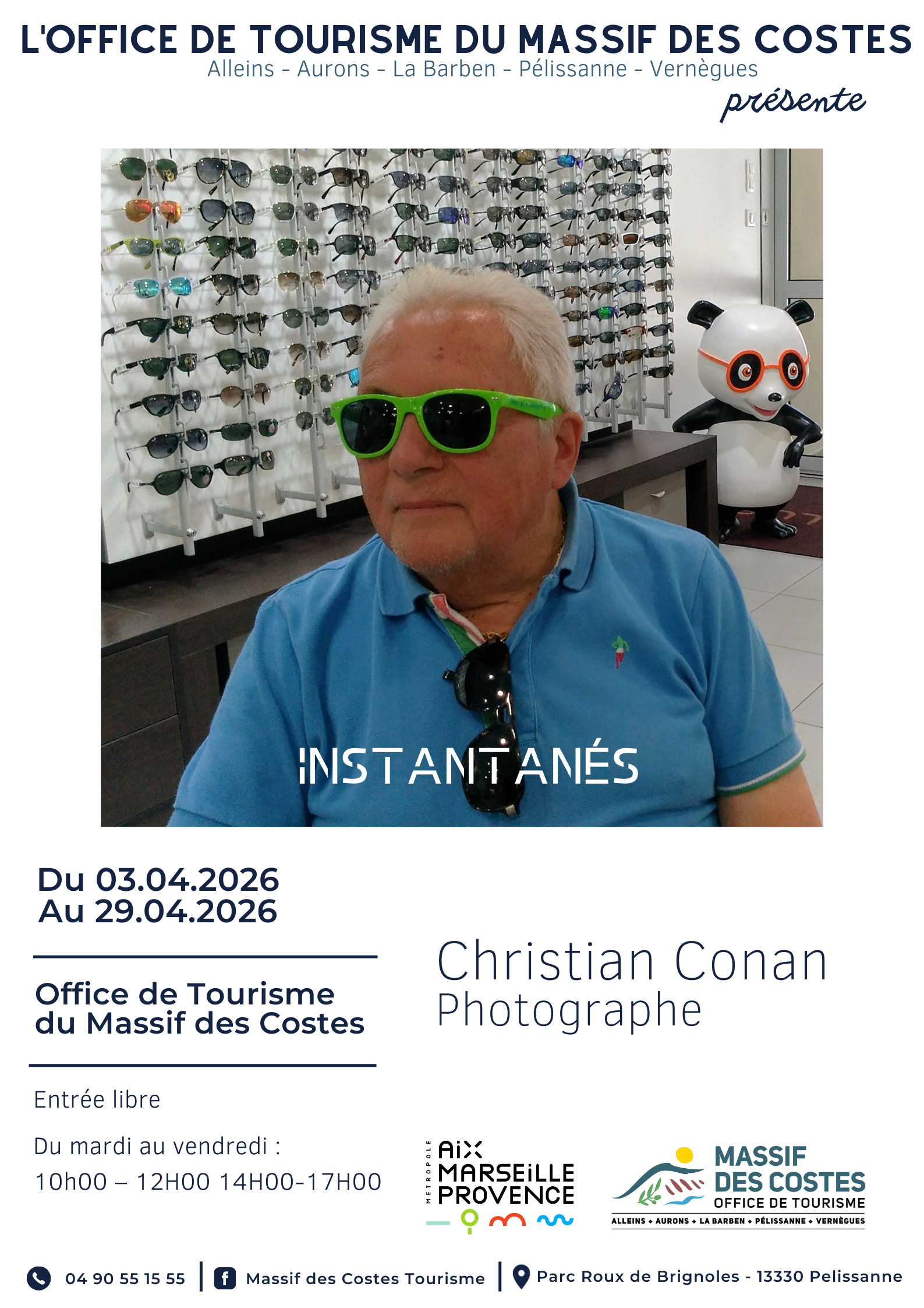 Vernissage de l'exposition hommage � Christian Conan : Instantan�s