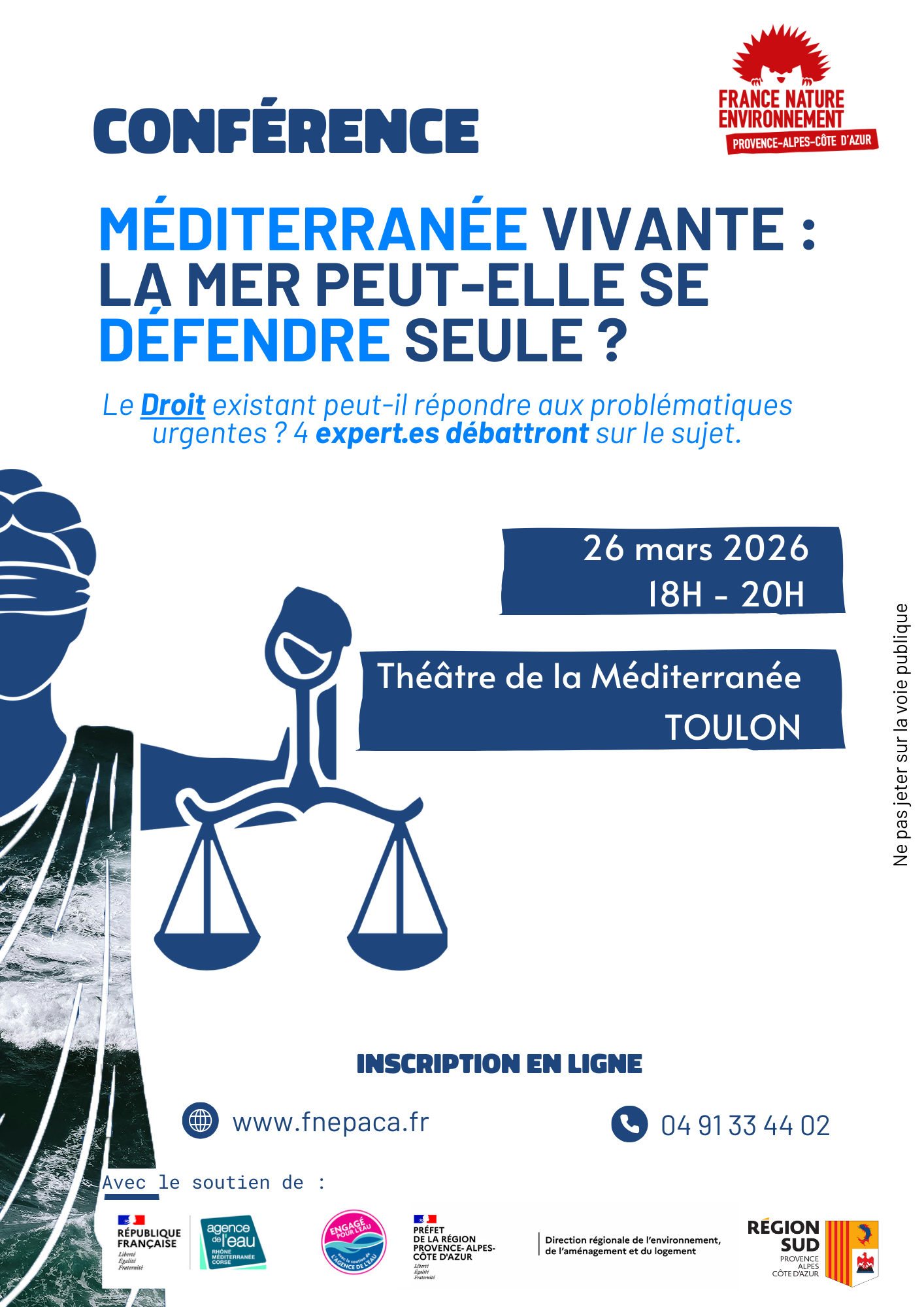 Conf�rence - M�diterran�e vivante : la mer peut-elle se d�fendre seule ?
