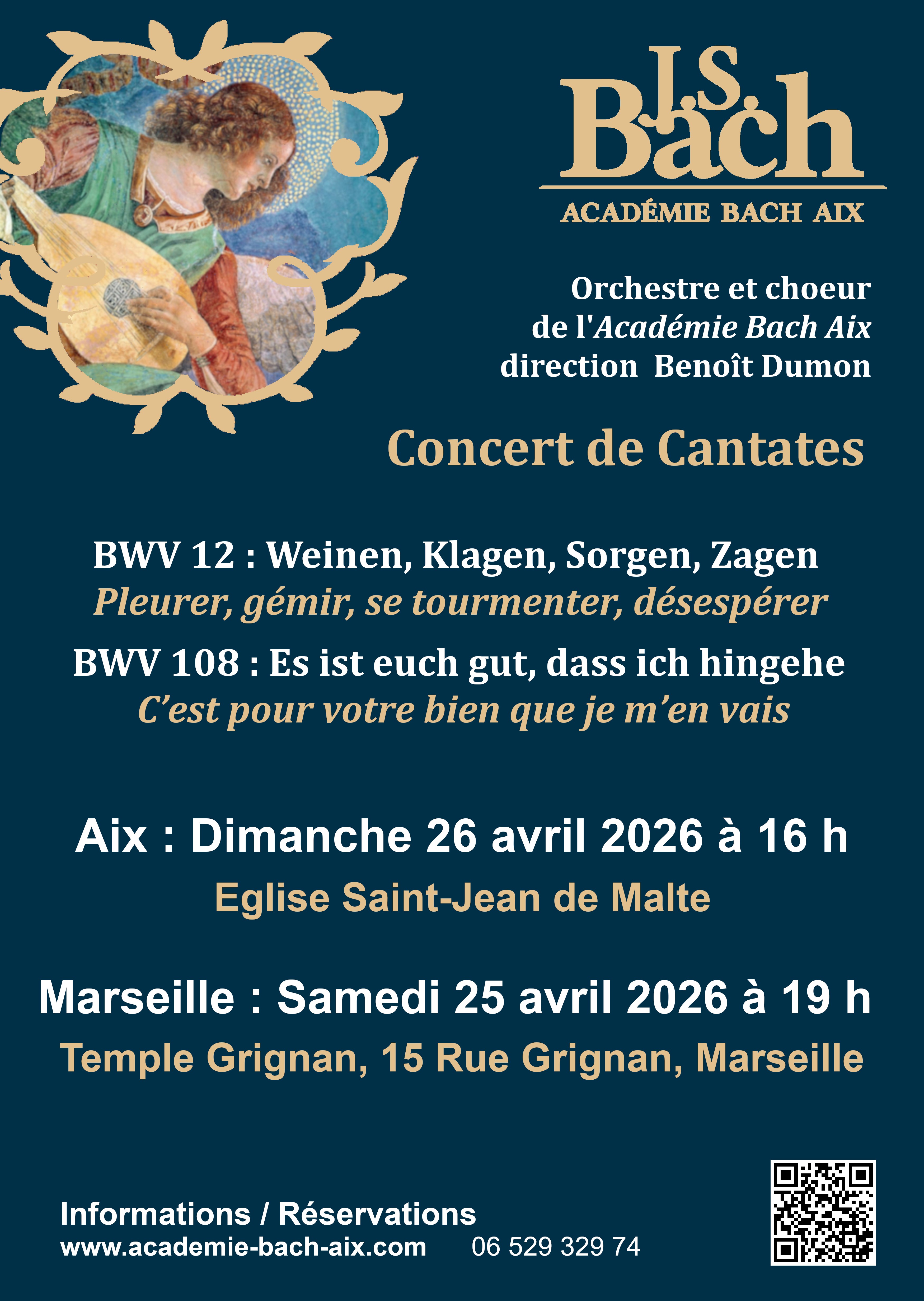 Concert Cantates Acad�mie Bach Aix
